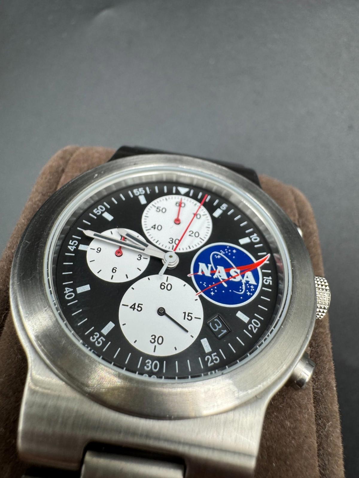 NASA × MONO Collaboration Wrist Watch World Limited Universe Watch Japan RARE VG