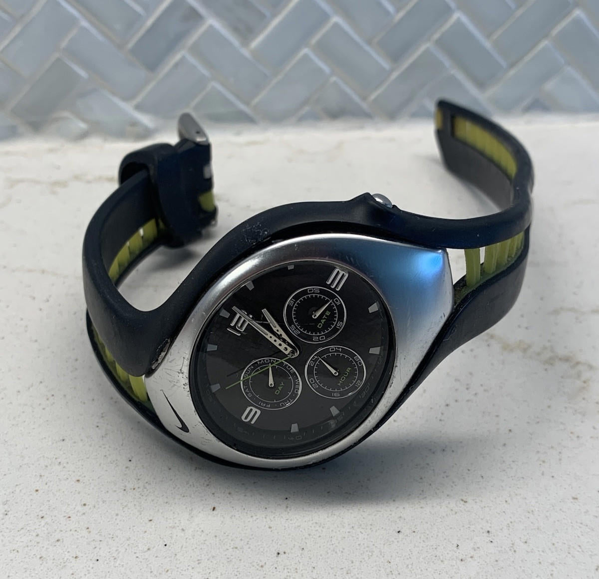 Nike Triax Swift 3I Watch Very Rare Vintage with new battery works great!
