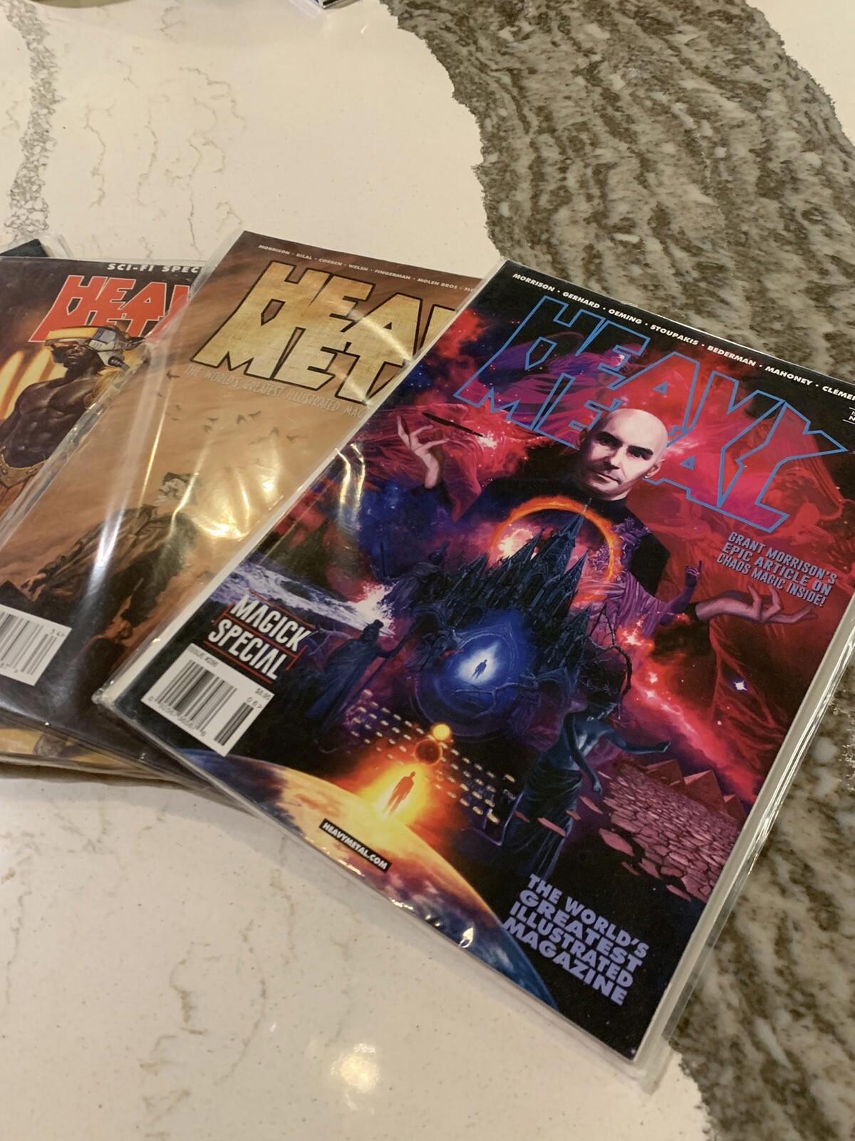 Heavy Metal Magazine 1983- 2018 Lot of 5 Fantasy Collection