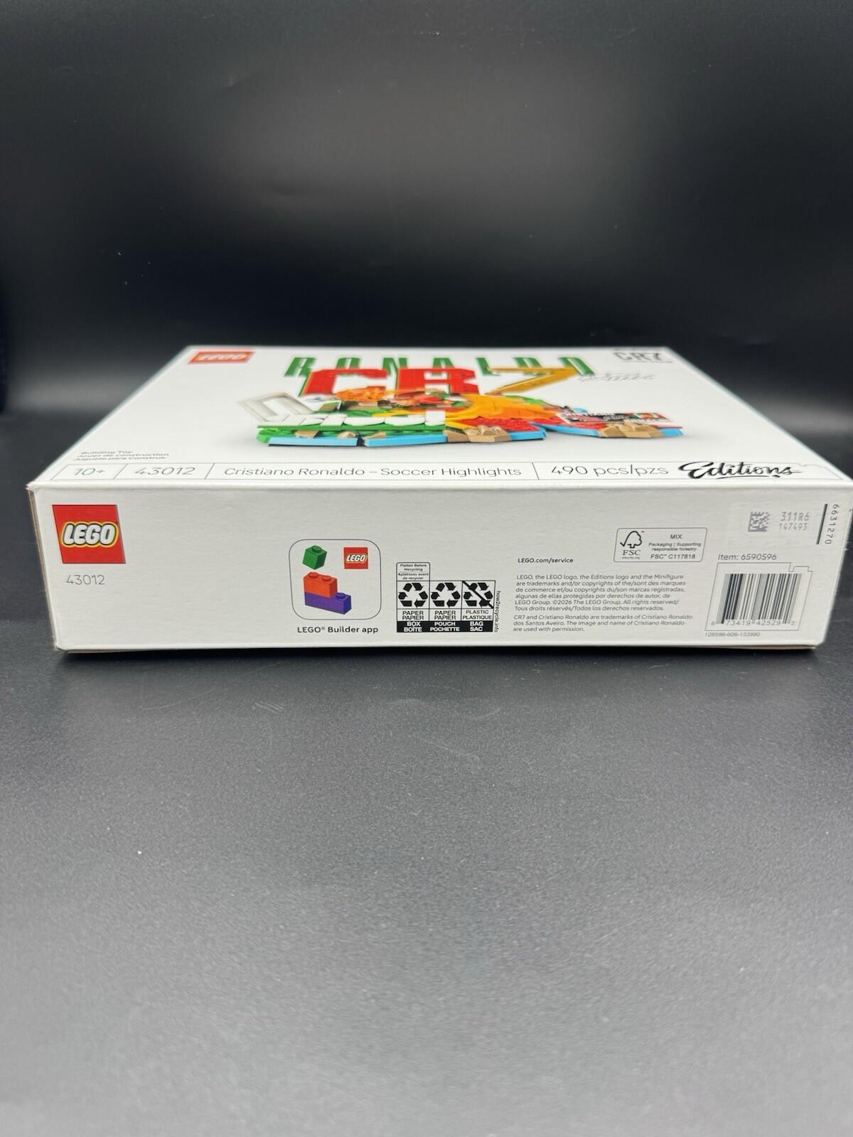 Cristiano Ronaldo CR7 Highlights LEGO FIFA World Cup 2026 Brand New Portugal Edi