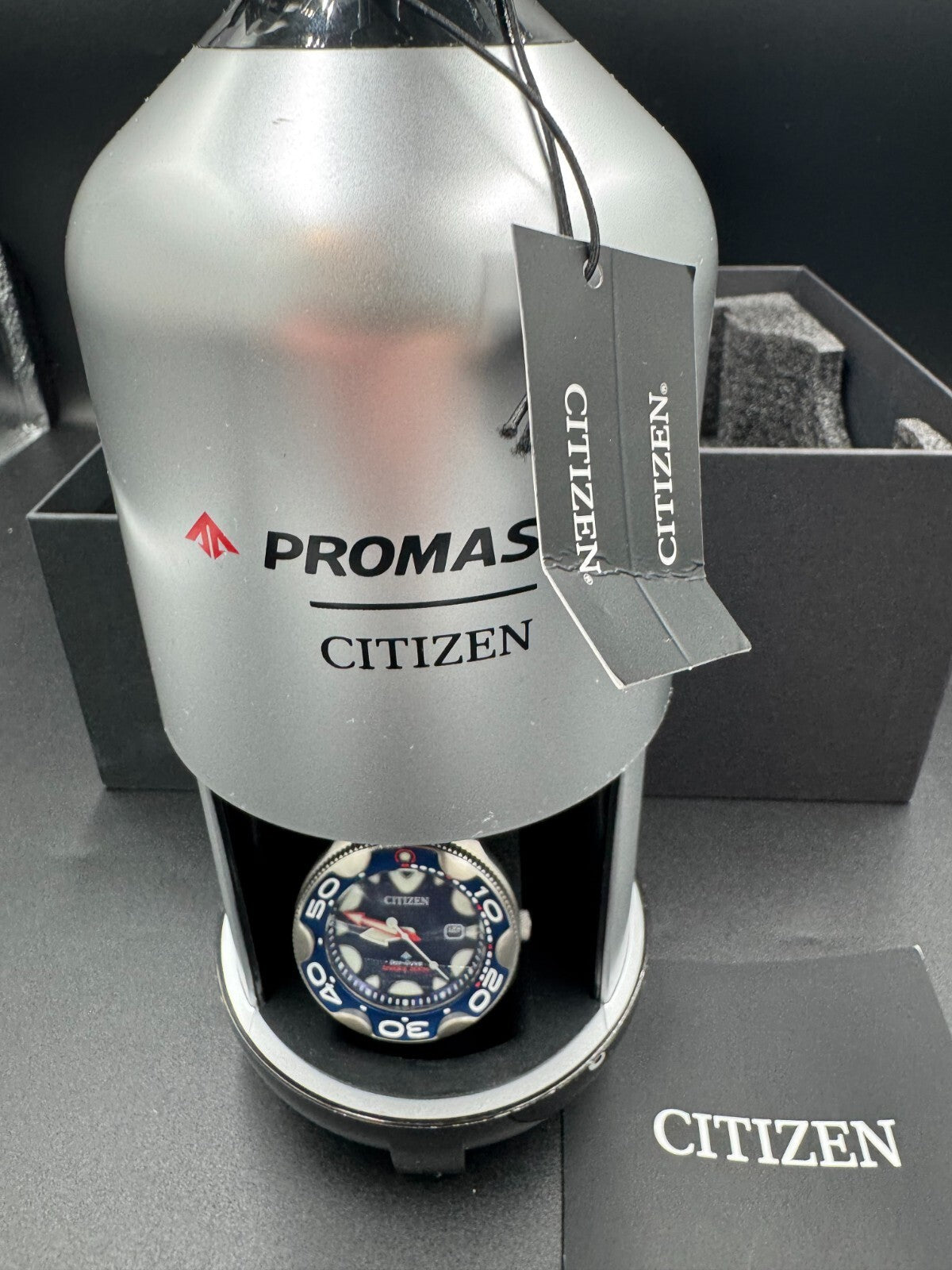 CITIZEN PROMASTER MARINE BN0231-01L Eco-Drive Diver's Watch 200m Orca Blue Used