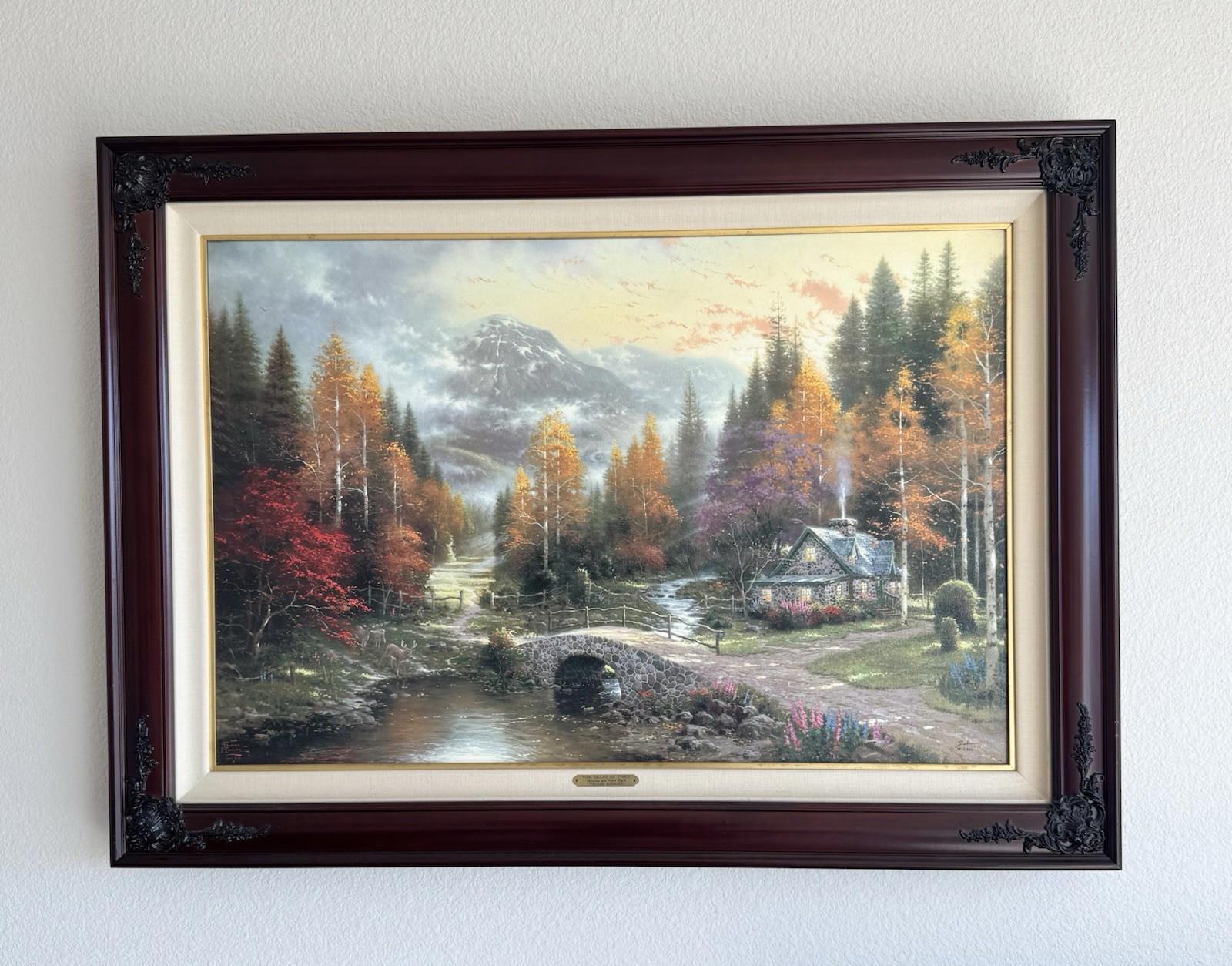 Thomas Kinkade Valley of Peace Beginning of a Perfect Day II