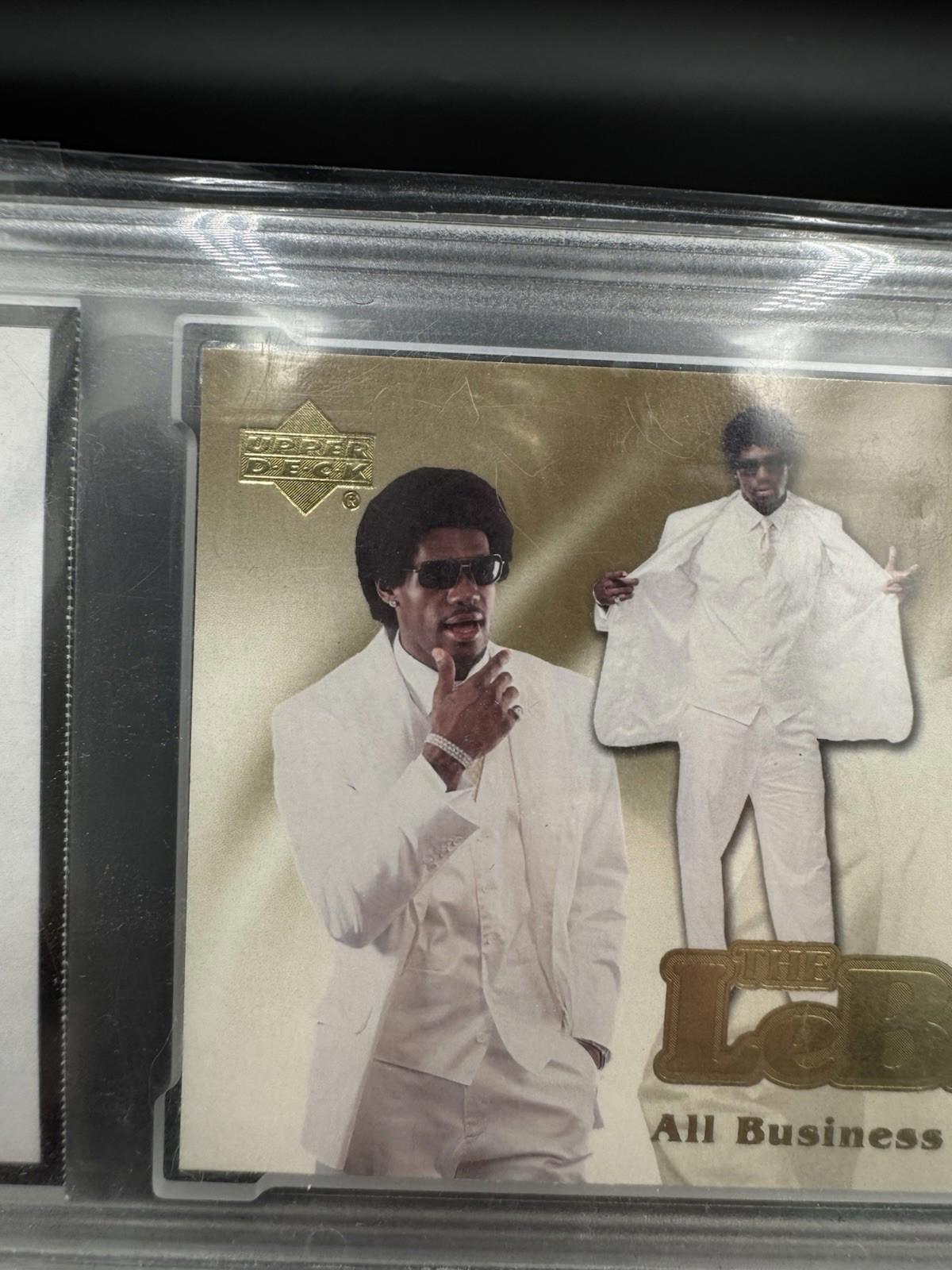 2006 Upper Deck The LeBrons LeBron James All Business White Suit #LBJ12 BCG 10