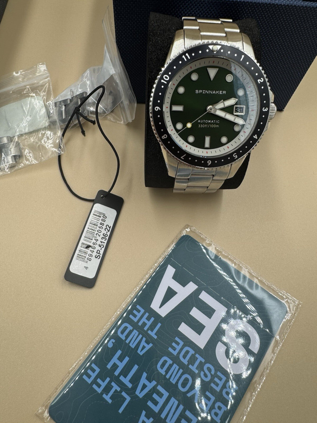 Croft Pioneer Automatic Green Stainless Steel | Green Dial Wristwatch SP-5136-22