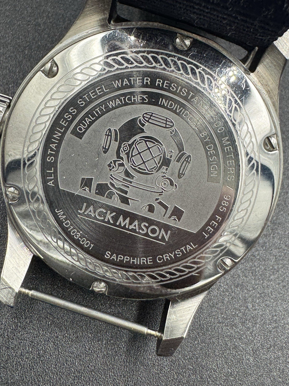 Jack Mason JM-D103-001 Black Automatic Diver - Kickstarter Limited Edition Watch