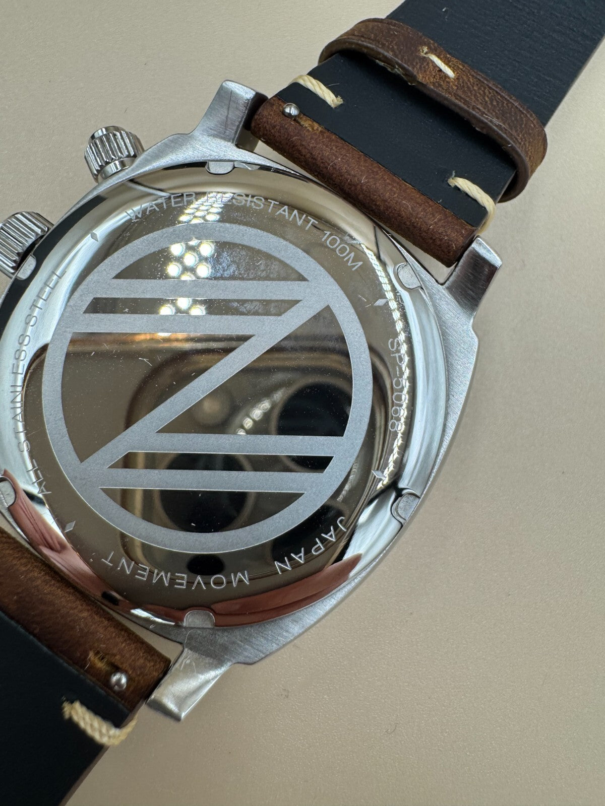 Spinnaker Hull SP-5068-01 Mens Chronograph 42mm Watch Brown Dial Limited Edition