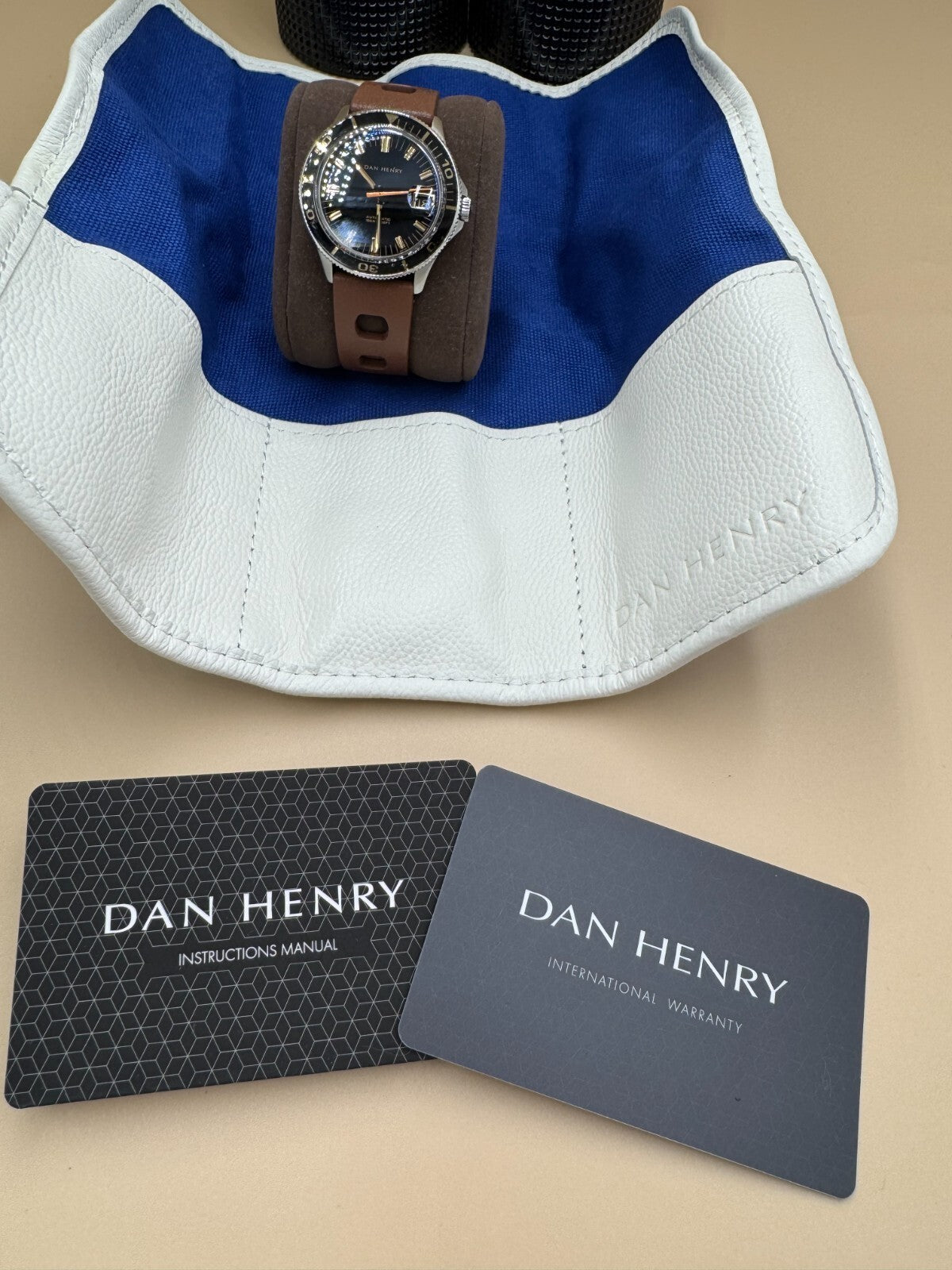 Dan Henry 1975 Skin Diver Watch Automatic Movement Limited Edition 0245 150m NM+
