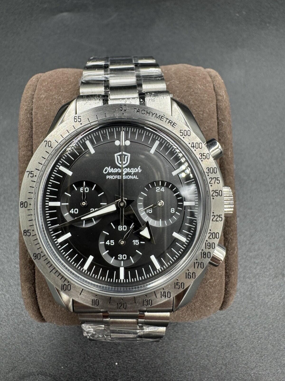 Watchdives 39mm VK63 Chronograph Watch WD1863 Quartz VK63 Chronograph Very Good+