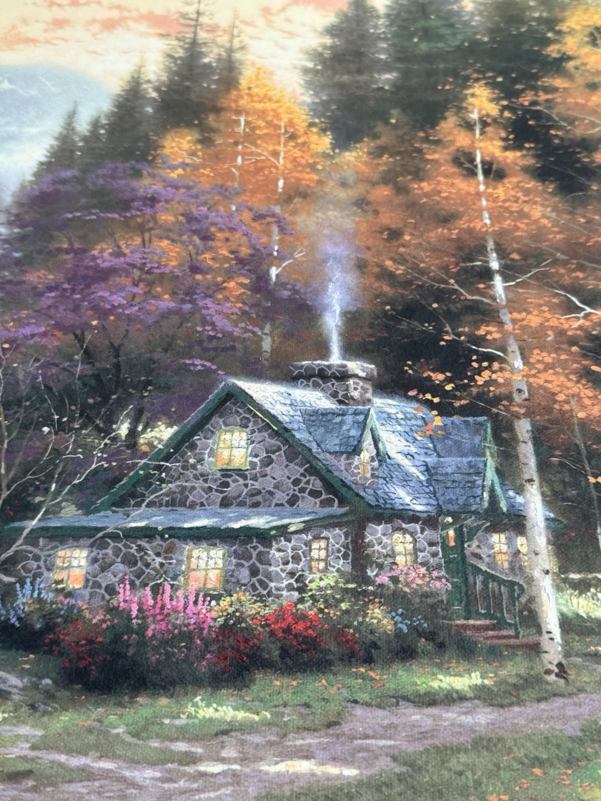 Thomas Kinkade Valley of Peace Beginning of a Perfect Day II