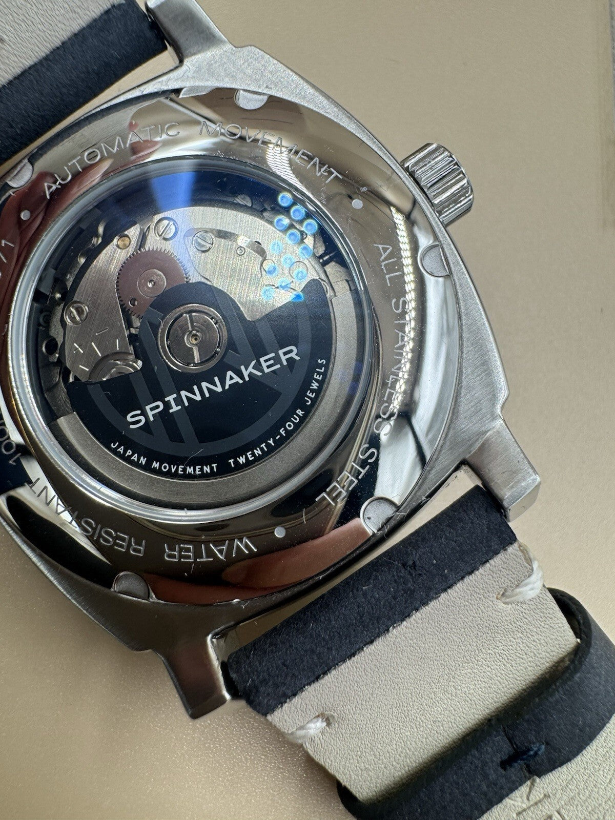 Spinnaker Hull California Blue Dial Japanese Automatic SP-5071-02 Men's Watch NM
