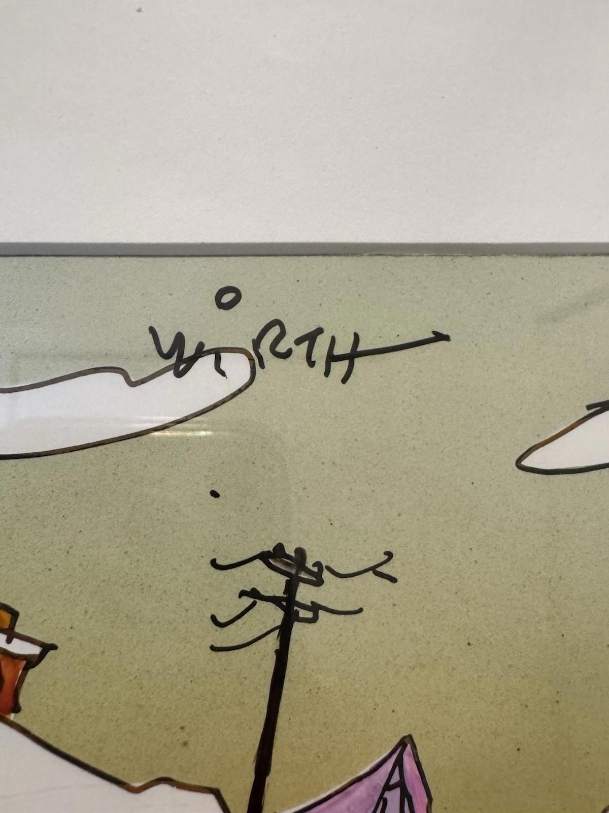 Cliff Wirth Signed Original Cartoon Art Framed One of One