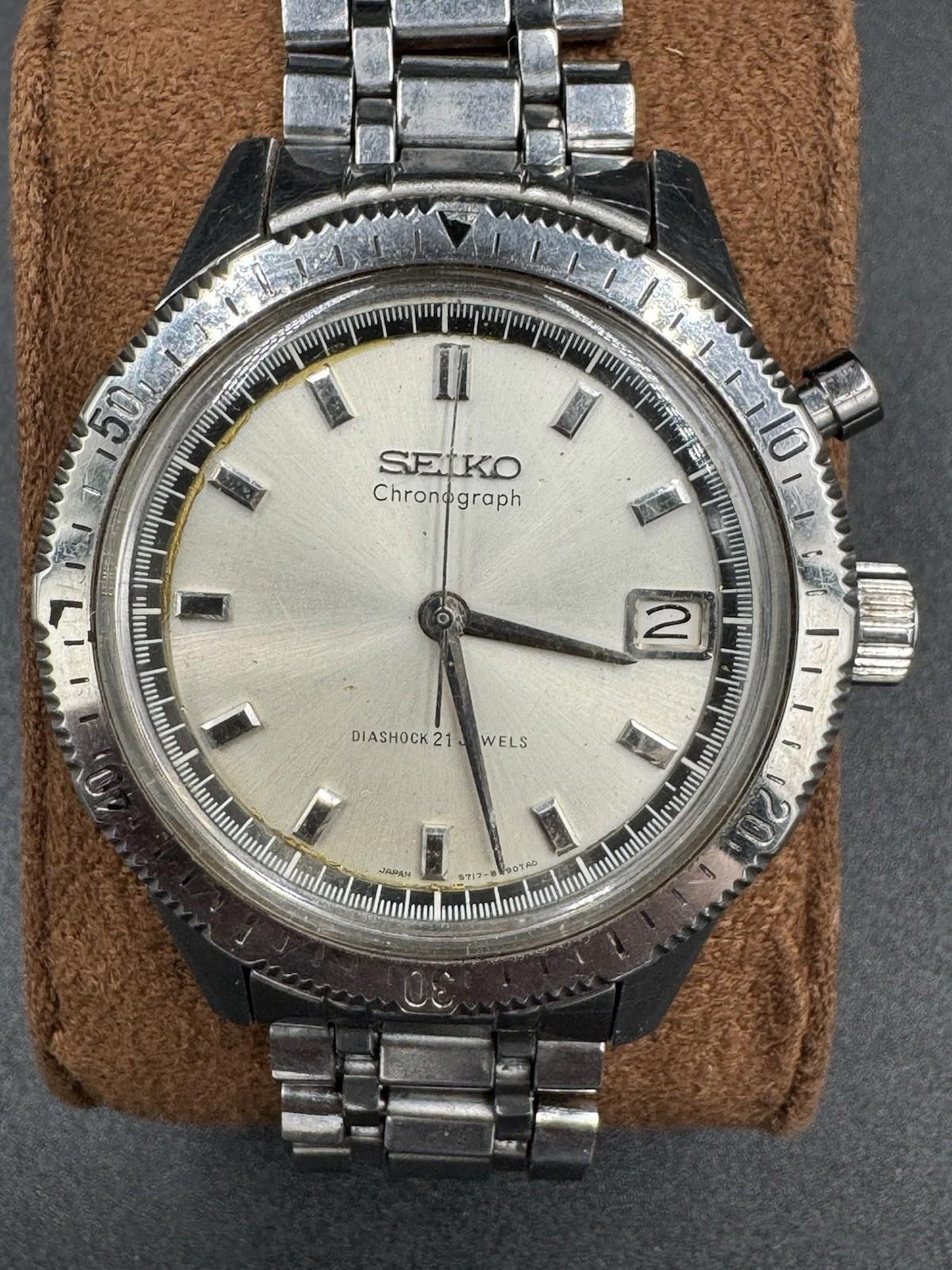 Seiko One push Chronograph 5717-8990 1964 Tokyo Olympics LE