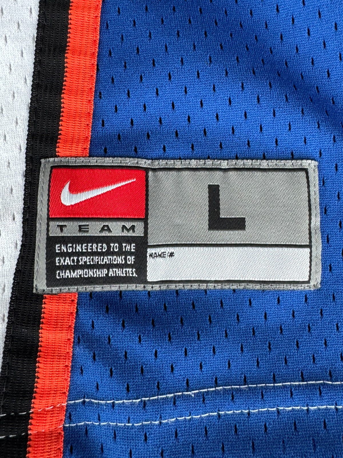 Vintage Nike Latrell Sprewell ‘Swingman’ White Jersey L New York Knicks Number 8