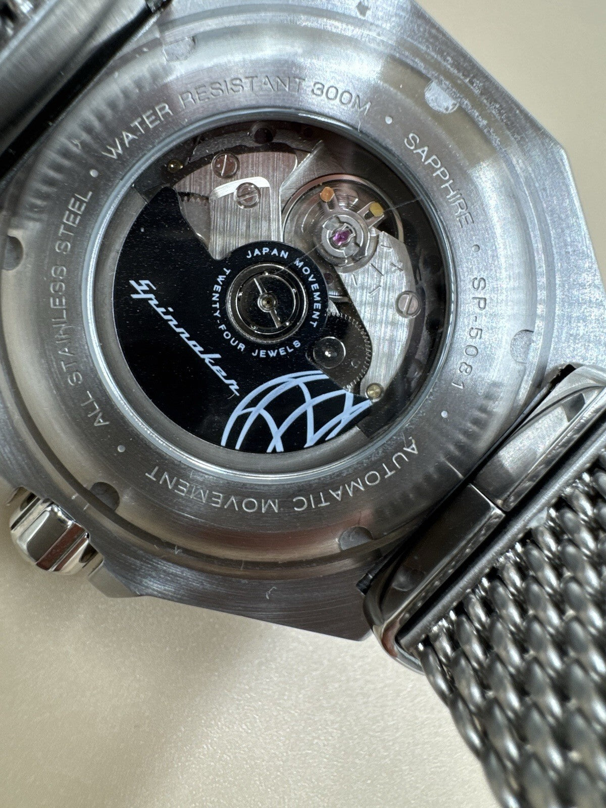 Spinnaker Dumas SP-5081 300 Automatic Date 300m 44mm Great Condition Rare Bezel