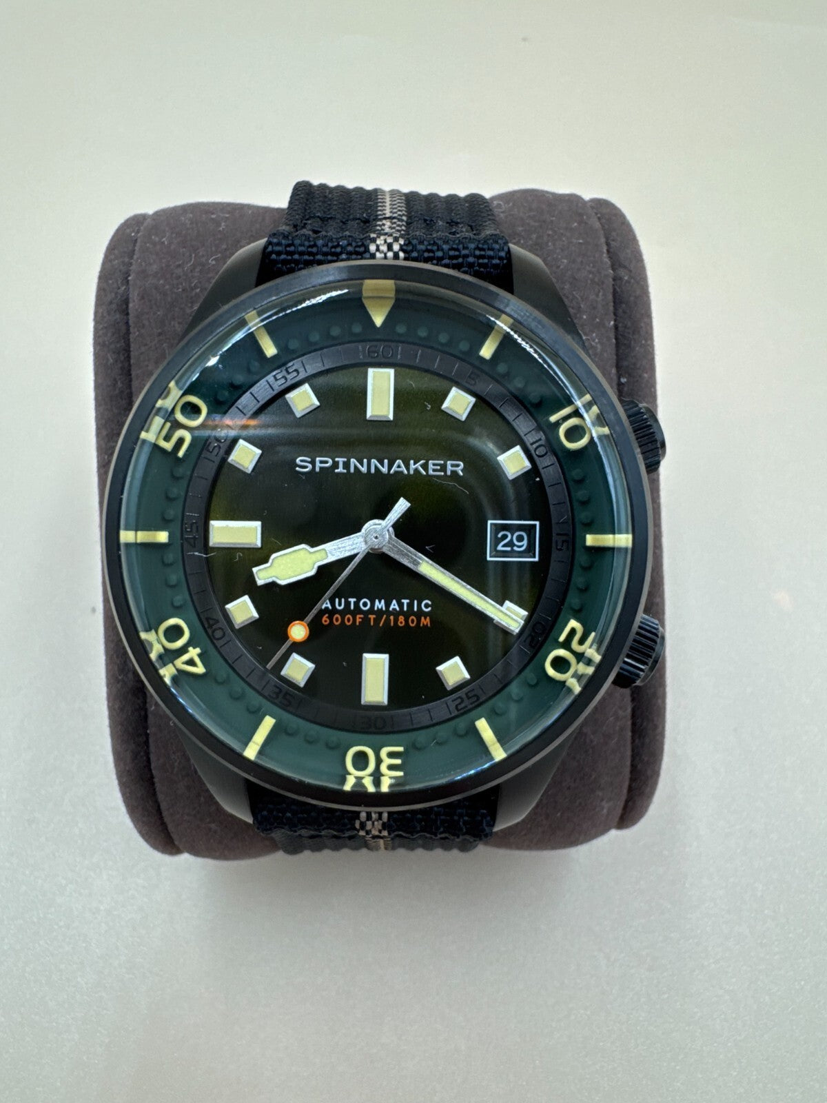 Spinnaker Bradner Stainless Steel 42mm Japanese Automatic Wristwatch Green Dial