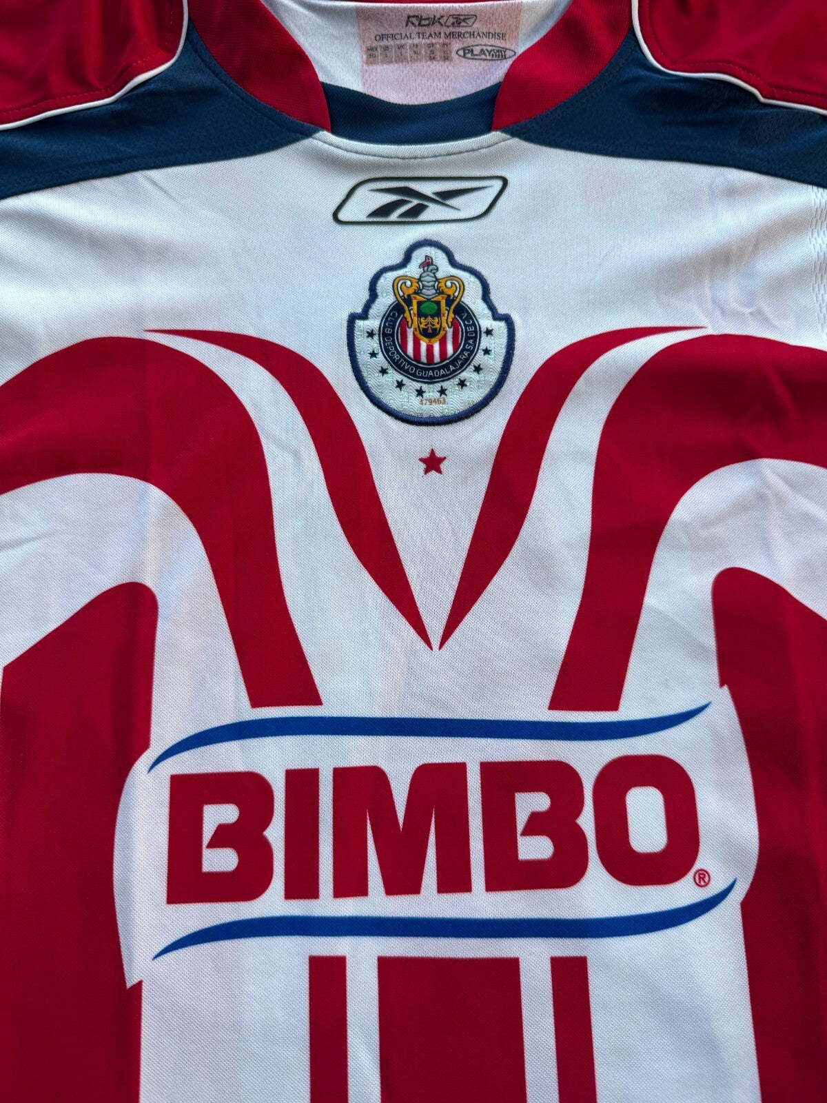 Chivas de Guadalajara 2006-07 Reebok Home Chicharito #45 Hernandez Jersey Large