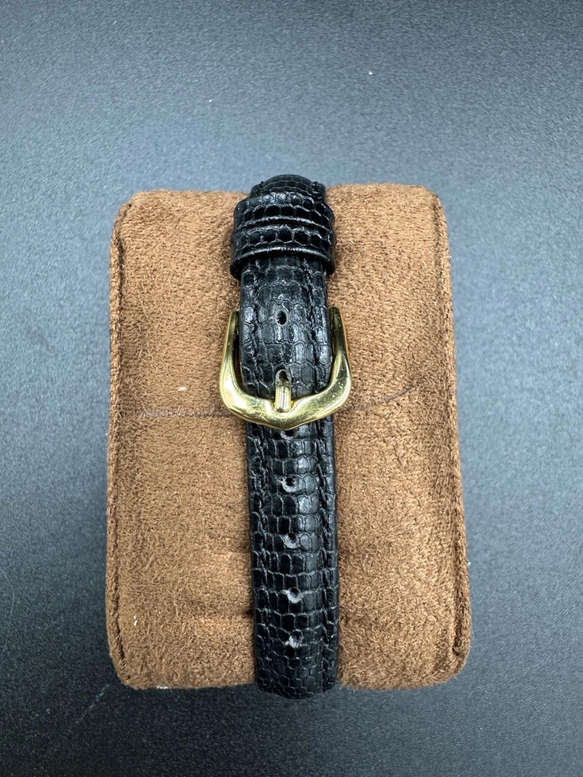 Vintage Wittnauer Watch Womens 24mm Gold Tone Pegasus Leather Band New Battery G