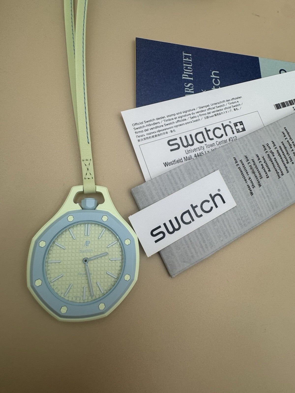 Blue AP x Swatch Royal Pop Audemars Piguet Blaue Acht NEW IN BOX - WATCH IN HAND