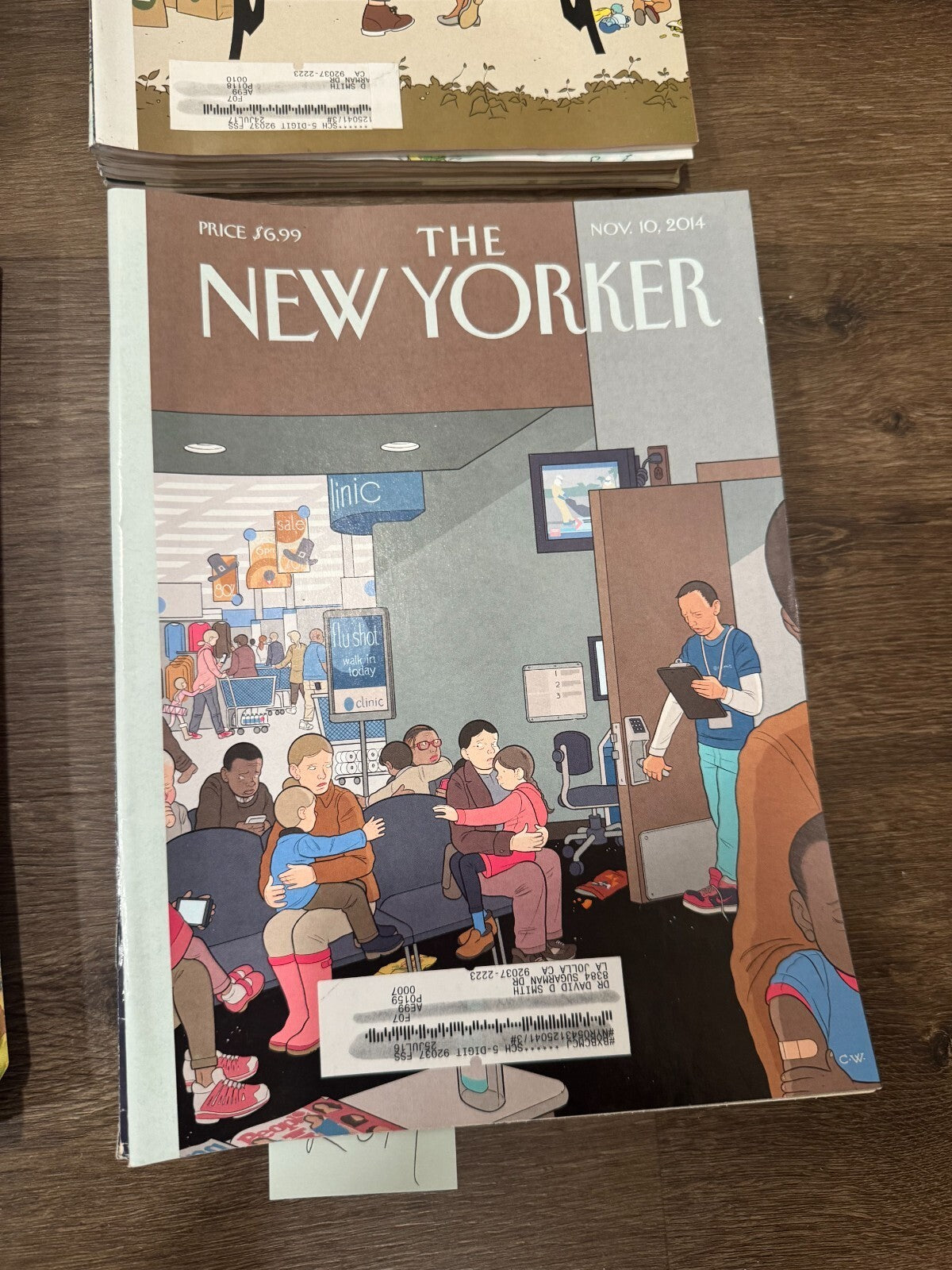 Lot of 56 The New Yorker Magazines 1986-2015 Mixed Issues Random Dates Good Cove