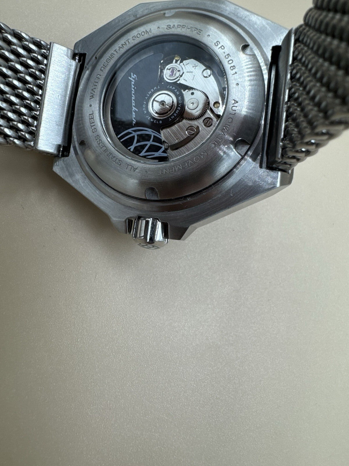 Spinnaker Dumas SP-5081 300 Automatic Date 300m 44mm Great Condition Rare Bezel