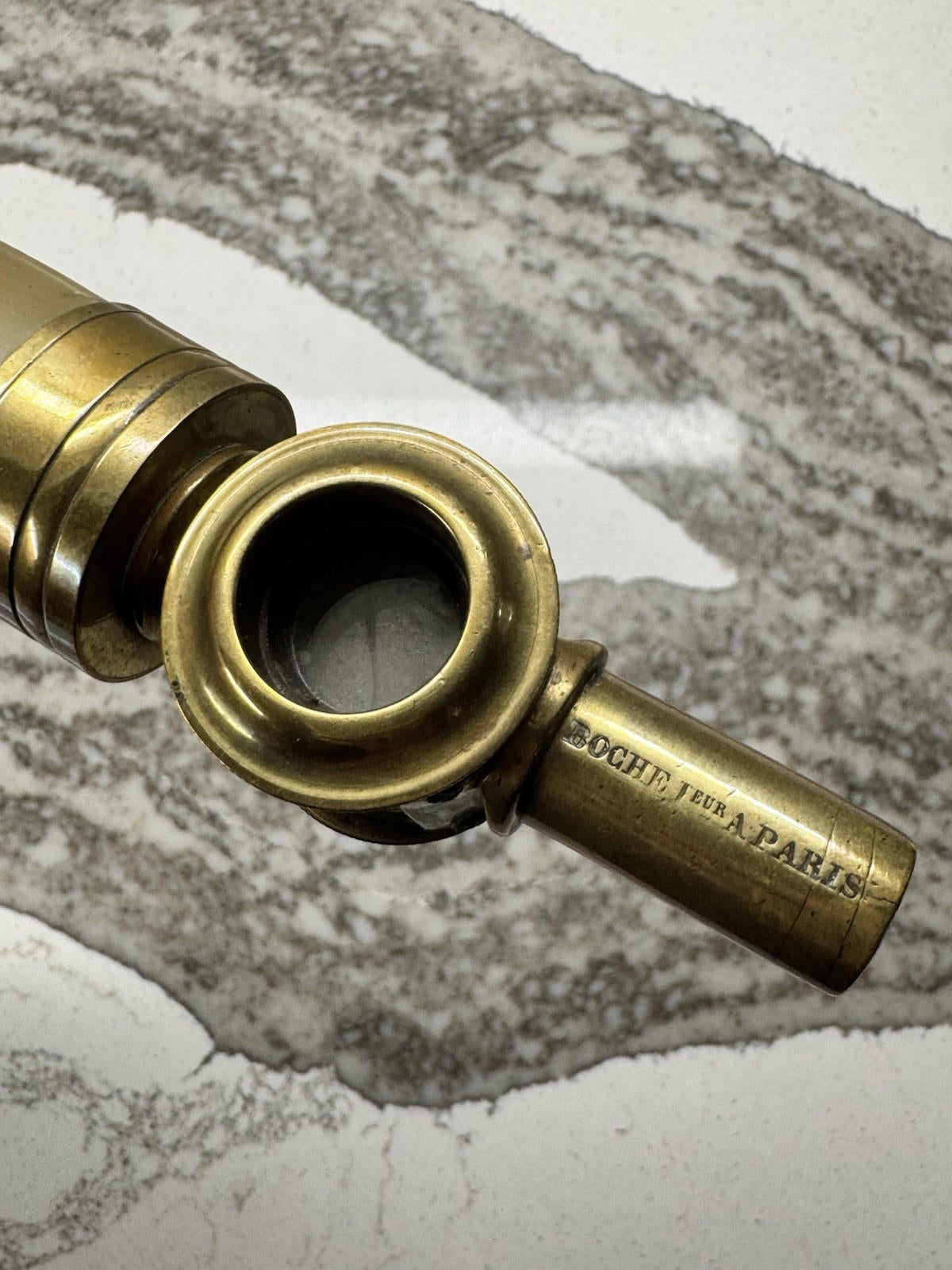 Powder Horn By Boche Á Paris Michel Boche nineteenth century