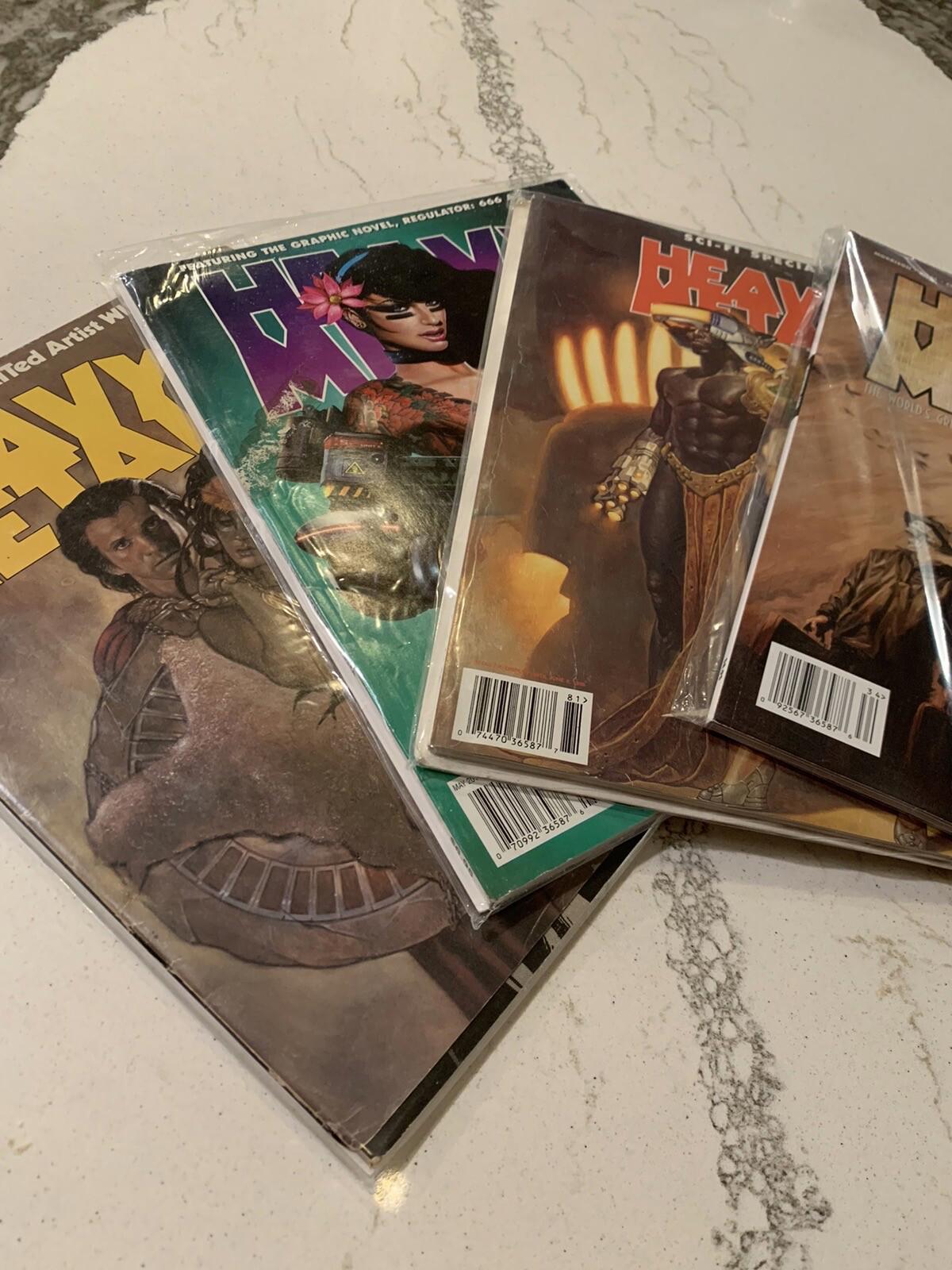 Heavy Metal Magazine 1983- 2018 Lot of 5 Fantasy Collection