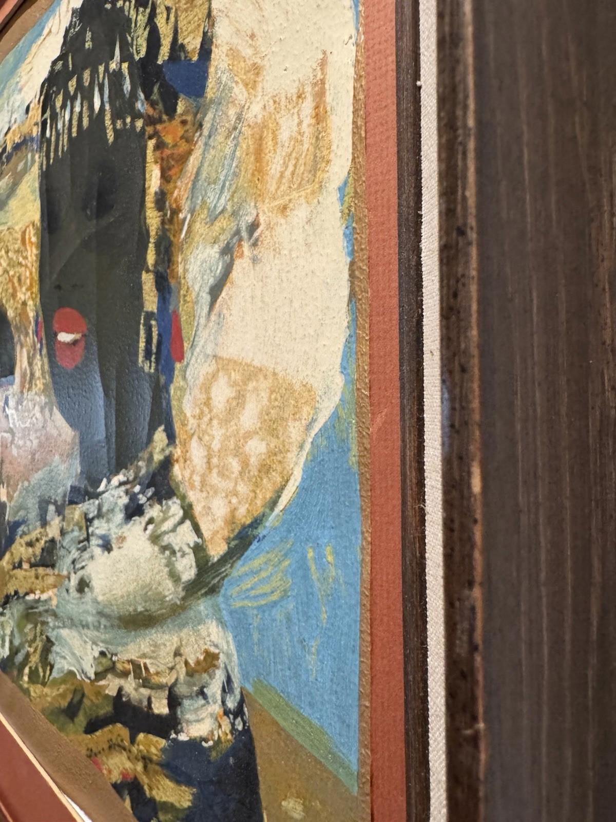 Salvatore Fiume Somale Painting P.A. Controlled Fauve Stamp