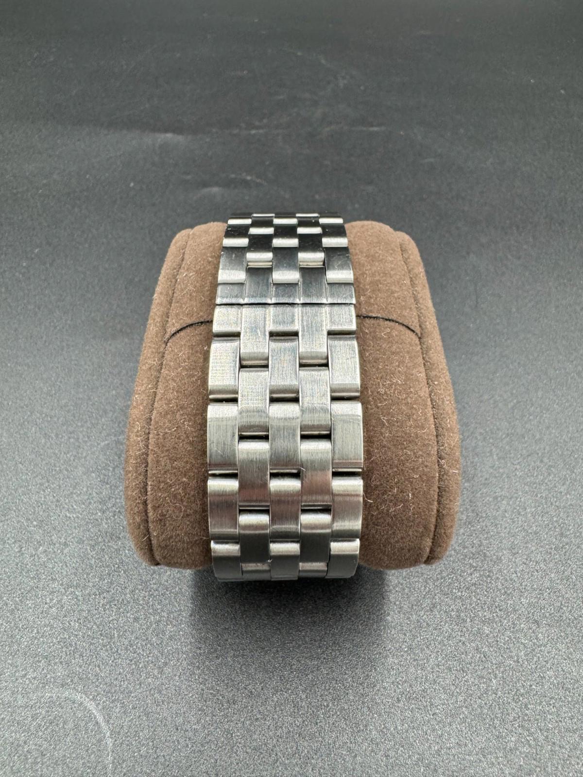 Magico 316L Automatic Heavy Mens Watch White Face 21 Jewels Works Japan Made VG+