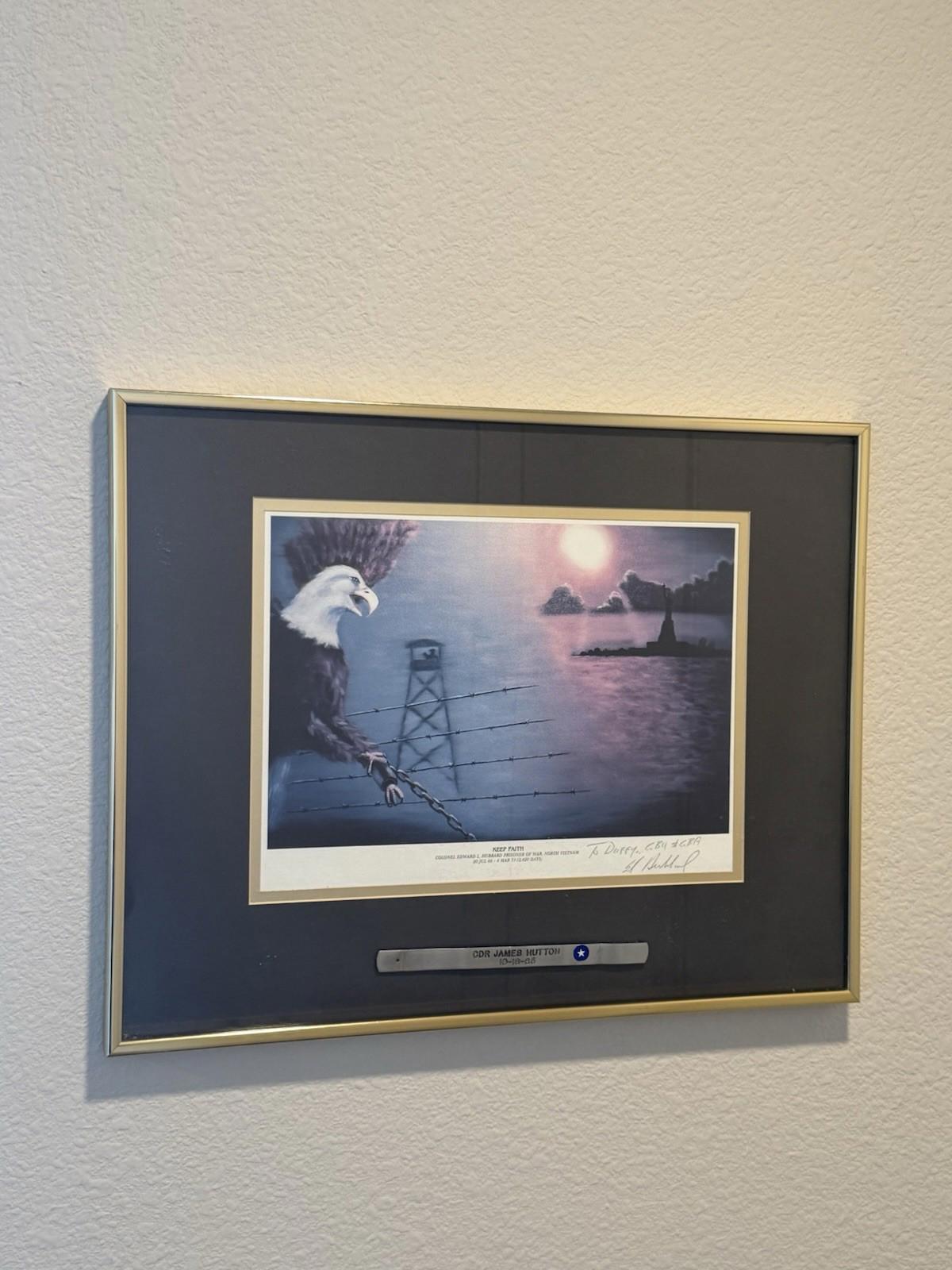 Edward L. Hubbard Keep Faith Signed Duffy Hutton Vietnam POW