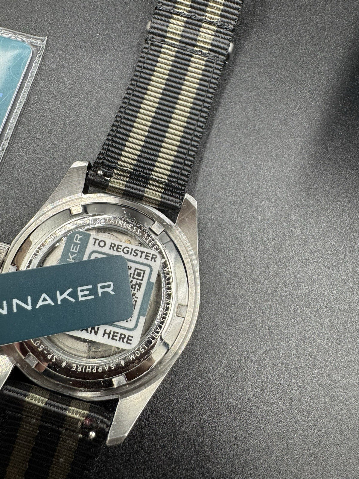Spinnaker Fleuss Stainless Steel 43mm Japanese Automatic Wristwatch Black Dial M