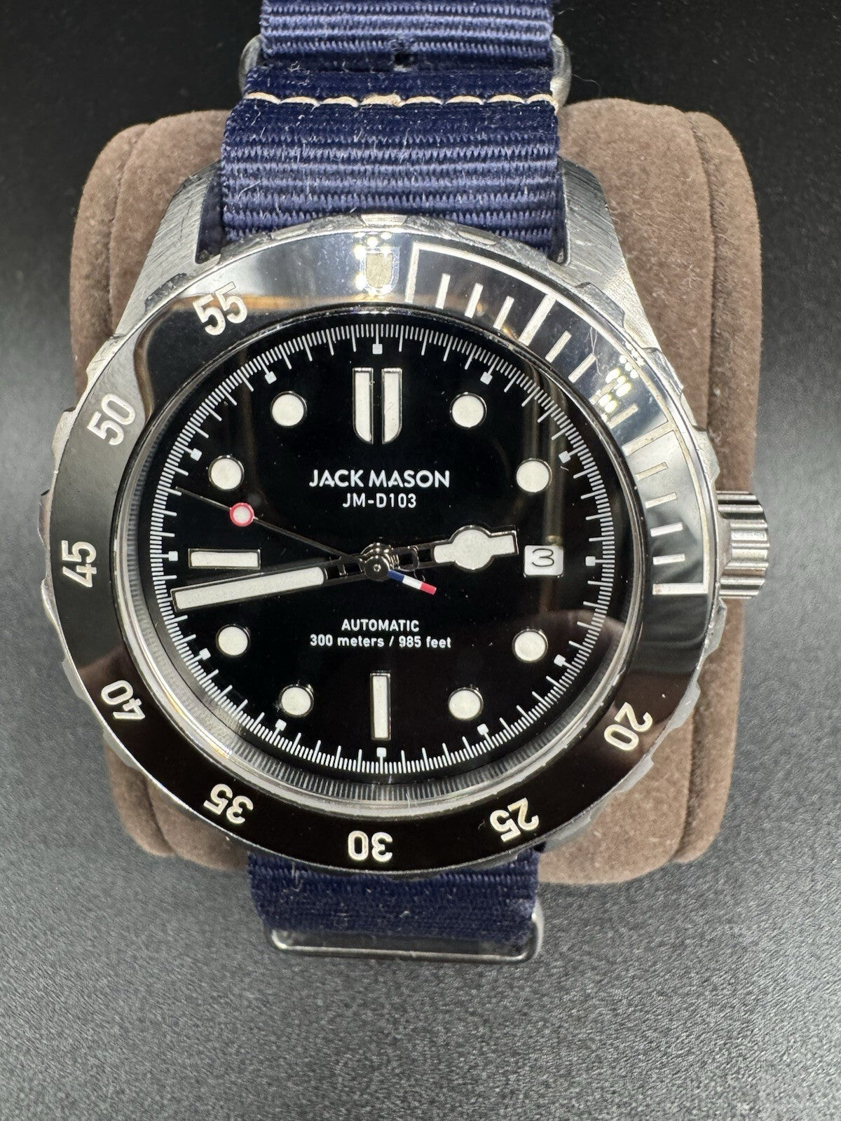 Jack Mason JM-D103-001 Black Automatic Diver - Kickstarter Limited Edition Watch