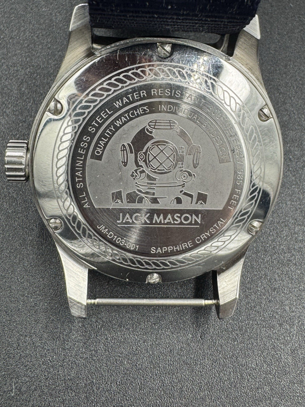 Jack Mason JM-D103-001 Black Automatic Diver - Kickstarter Limited Edition Watch