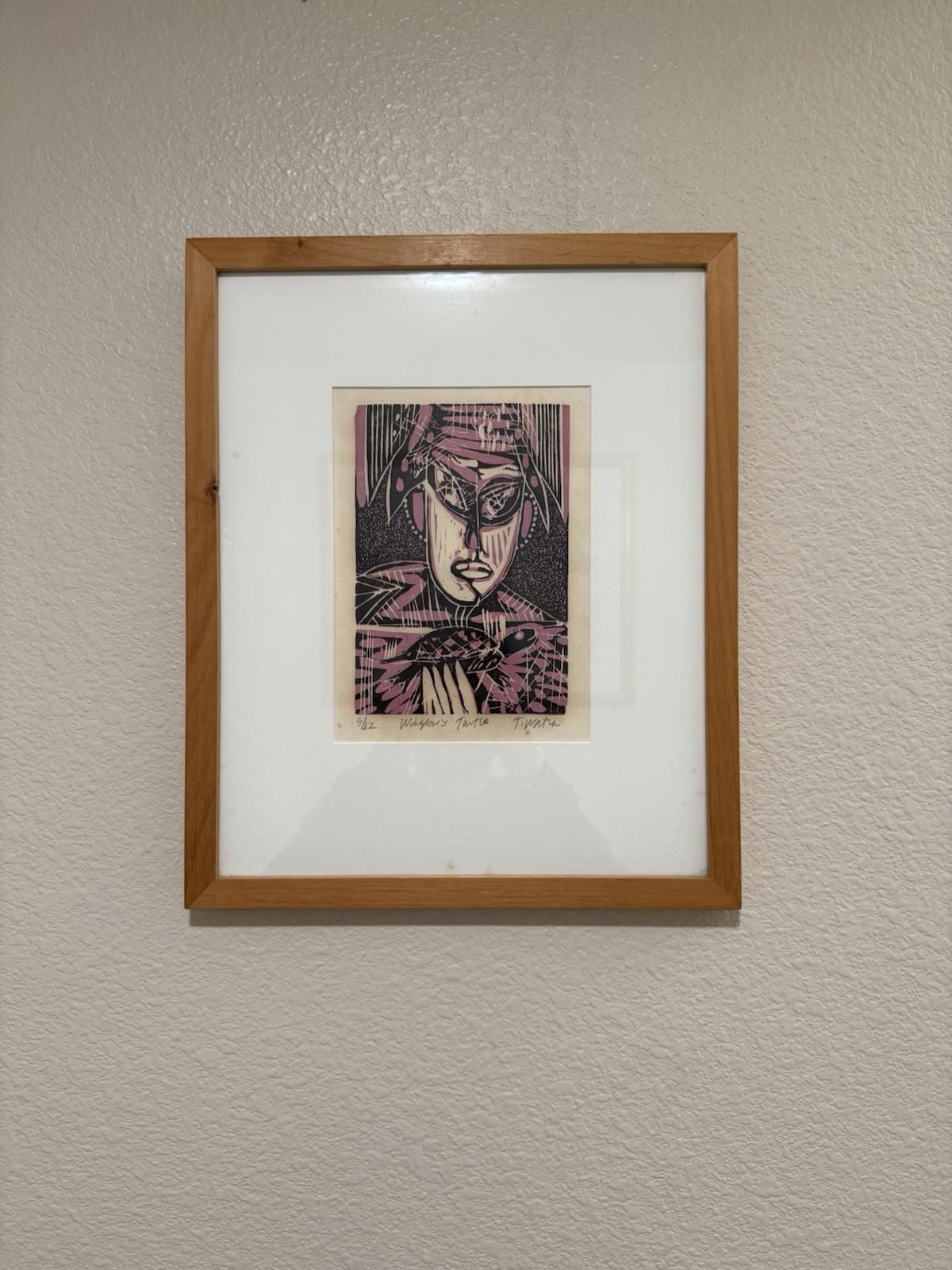 Rare Signed Tarmo Watia Color Print Winslow's Turtle 9/12