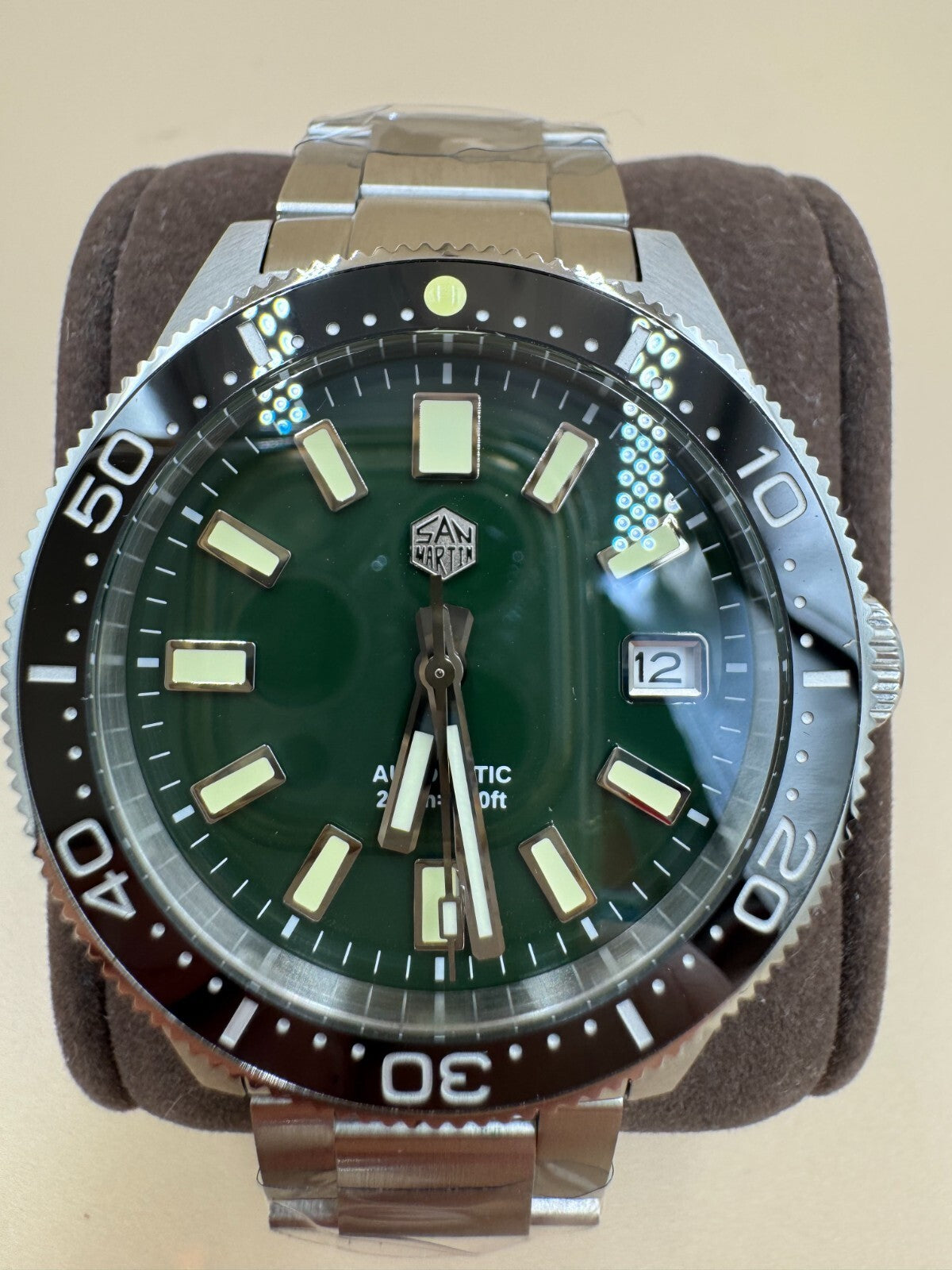 San Martin SN0087 44MM aka MM300 Diver 300M Sapphire Glass Brand New w box paper