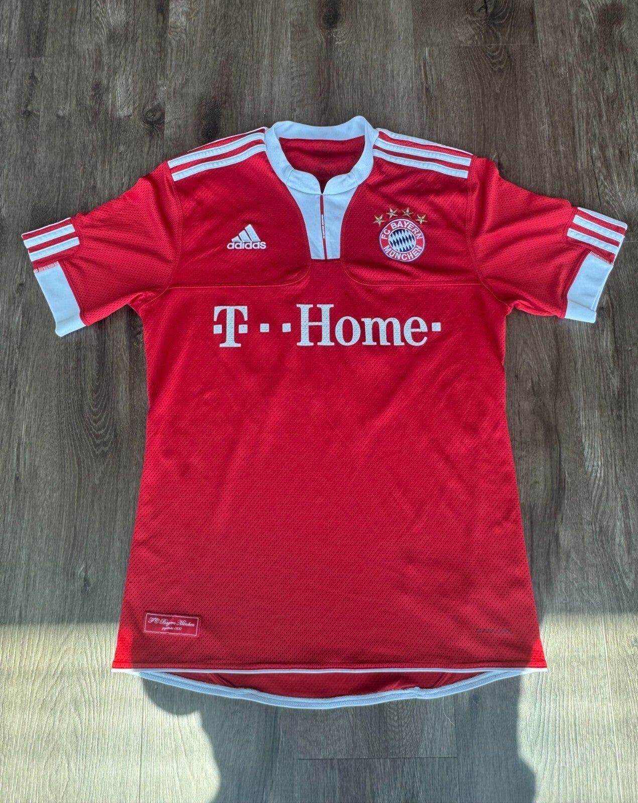Adidas Bayern Munich 2007-09 T-Home Home Jersey Size M Number #15 Rare Soccer G+
