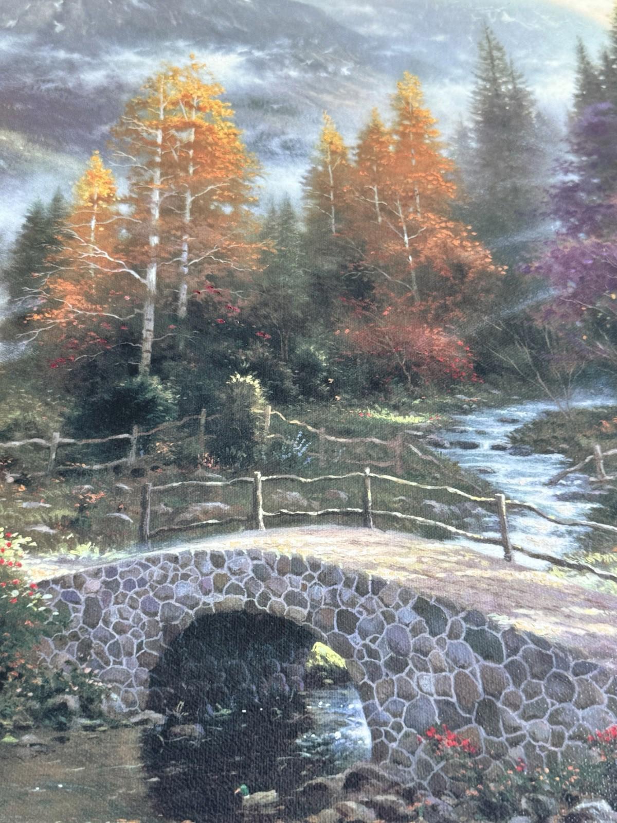 Thomas Kinkade Valley of Peace Beginning of a Perfect Day II