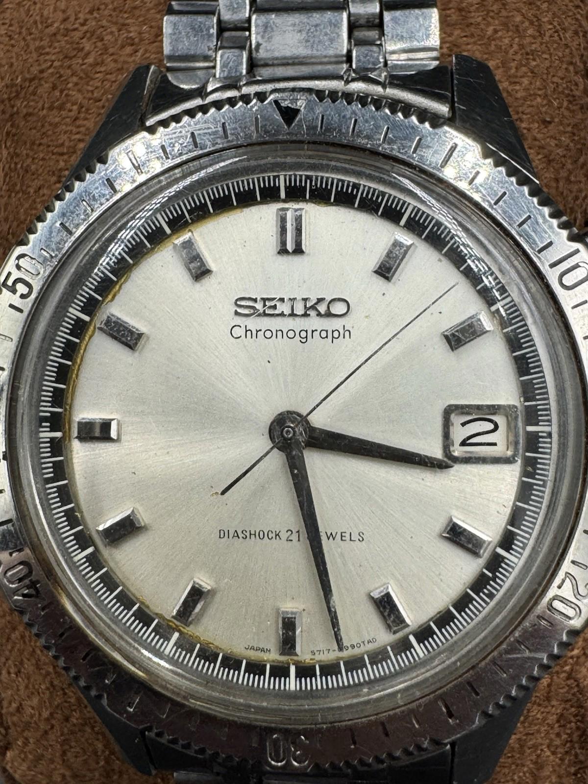 Seiko One push Chronograph 5717-8990 1964 Tokyo Olympics LE