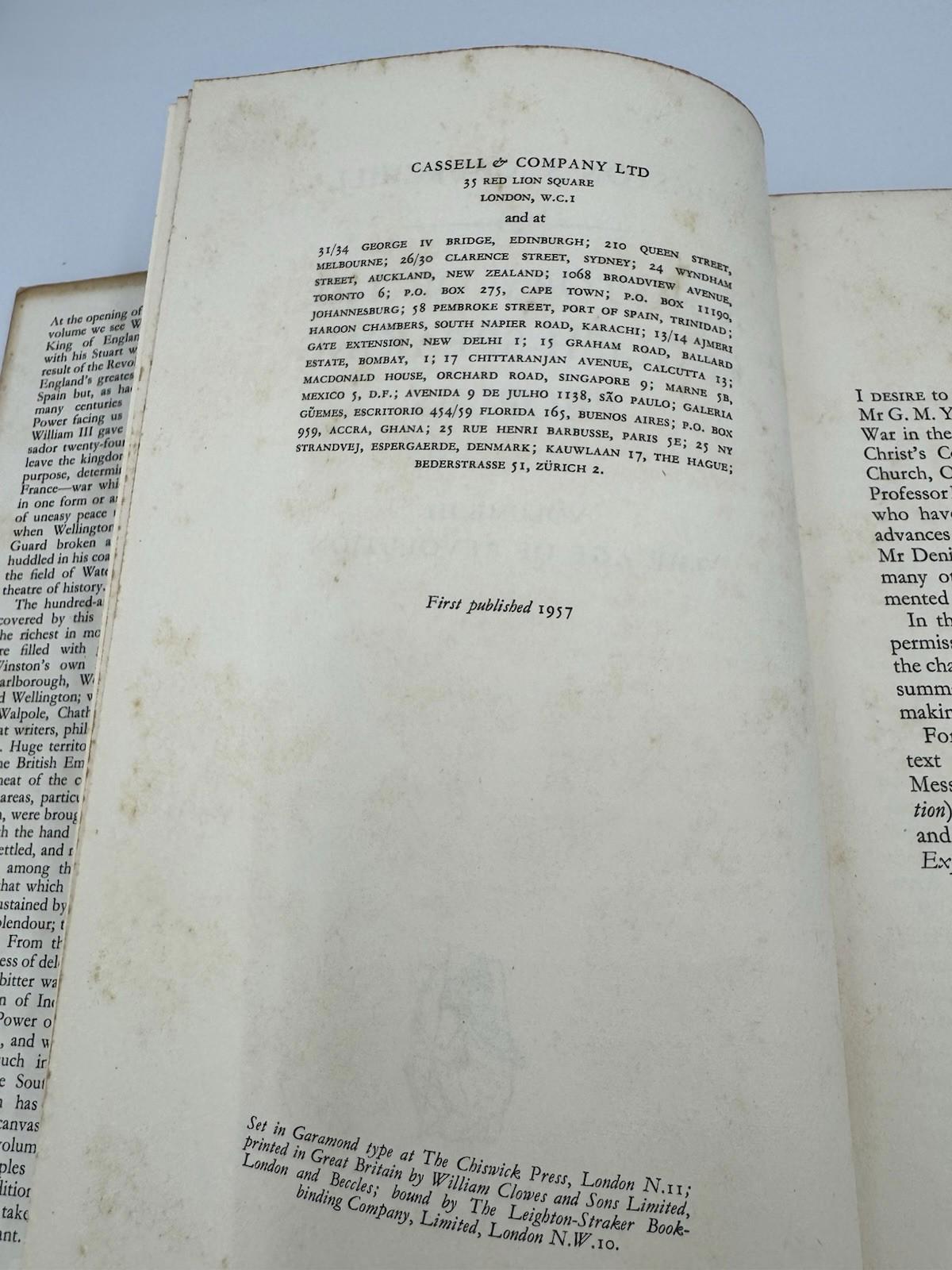 Churchill History of English-Speaking Peoples First UK Ed. Set 1956-8 HCDJ G+ SP
