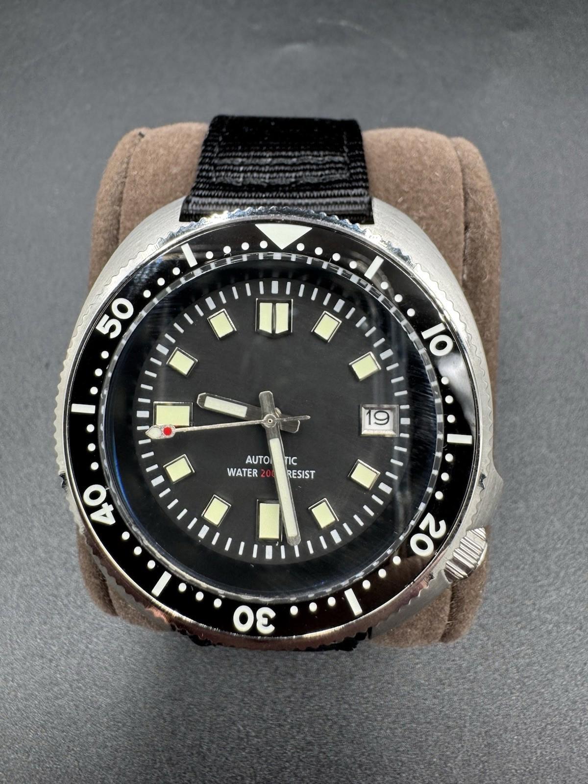 No Logo SD1970 6105 Turtle Captain Willard V2 NH35 Seiko Sapphire Diving Watch E