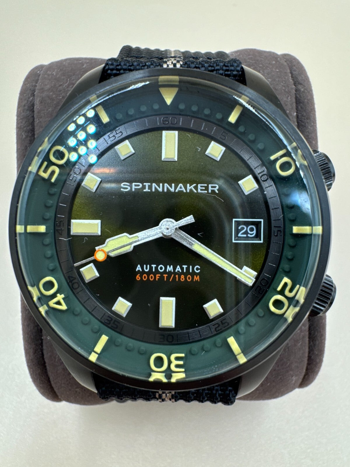 Spinnaker Bradner Stainless Steel 42mm Japanese Automatic Wristwatch Green Dial