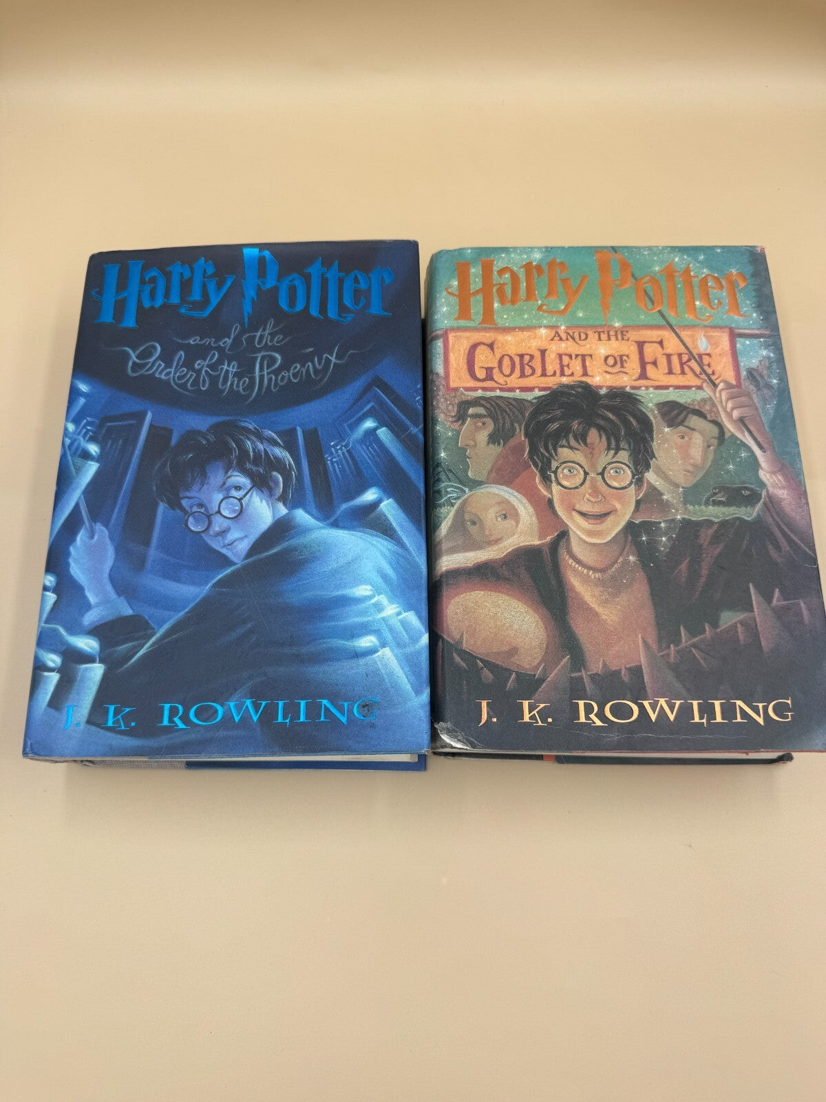 Harry Potter & The Order Of The Phoenix and The Goblet of Fire First Edition Lot