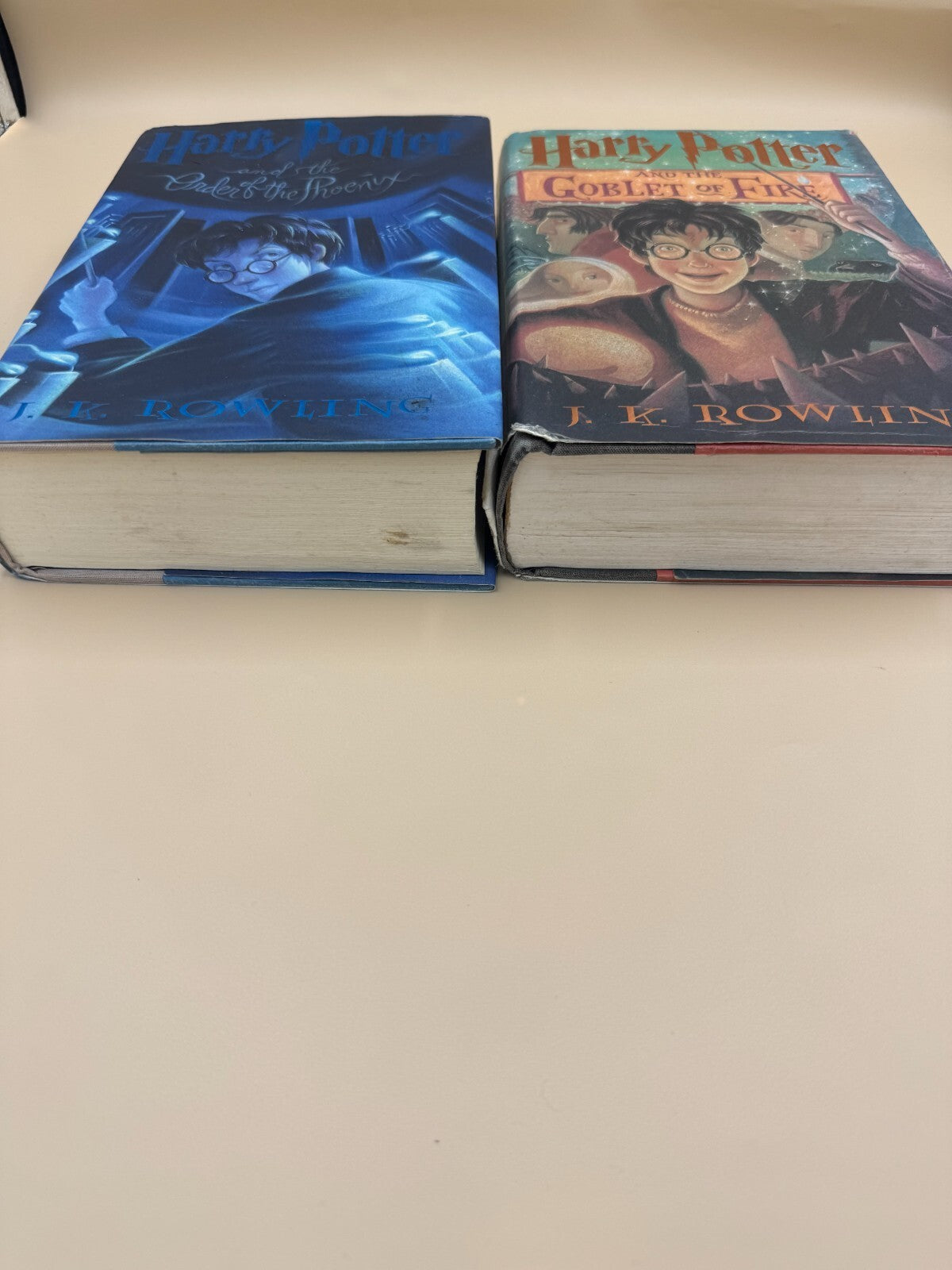 Harry Potter & The Order Of The Phoenix and The Goblet of Fire First Edition Lot