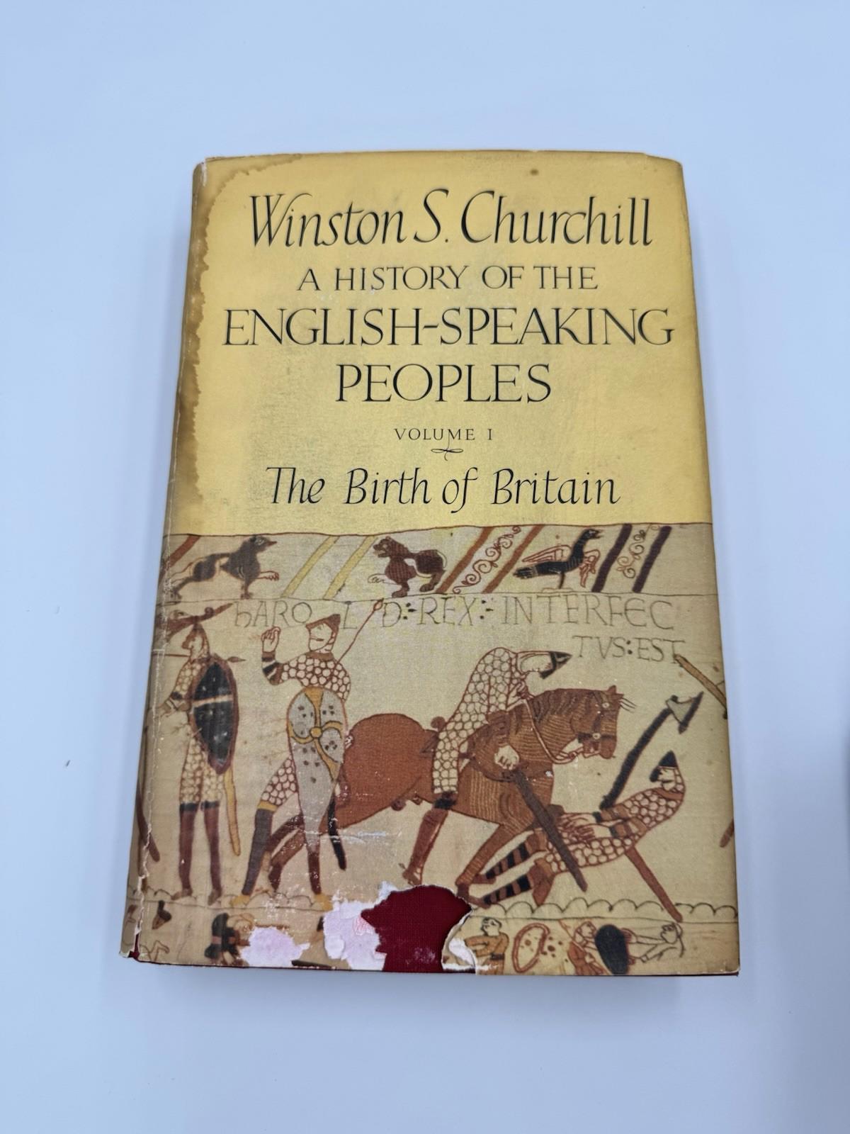 Churchill History of English-Speaking Peoples First UK Ed. Set 1956-8 HCDJ G+ SP