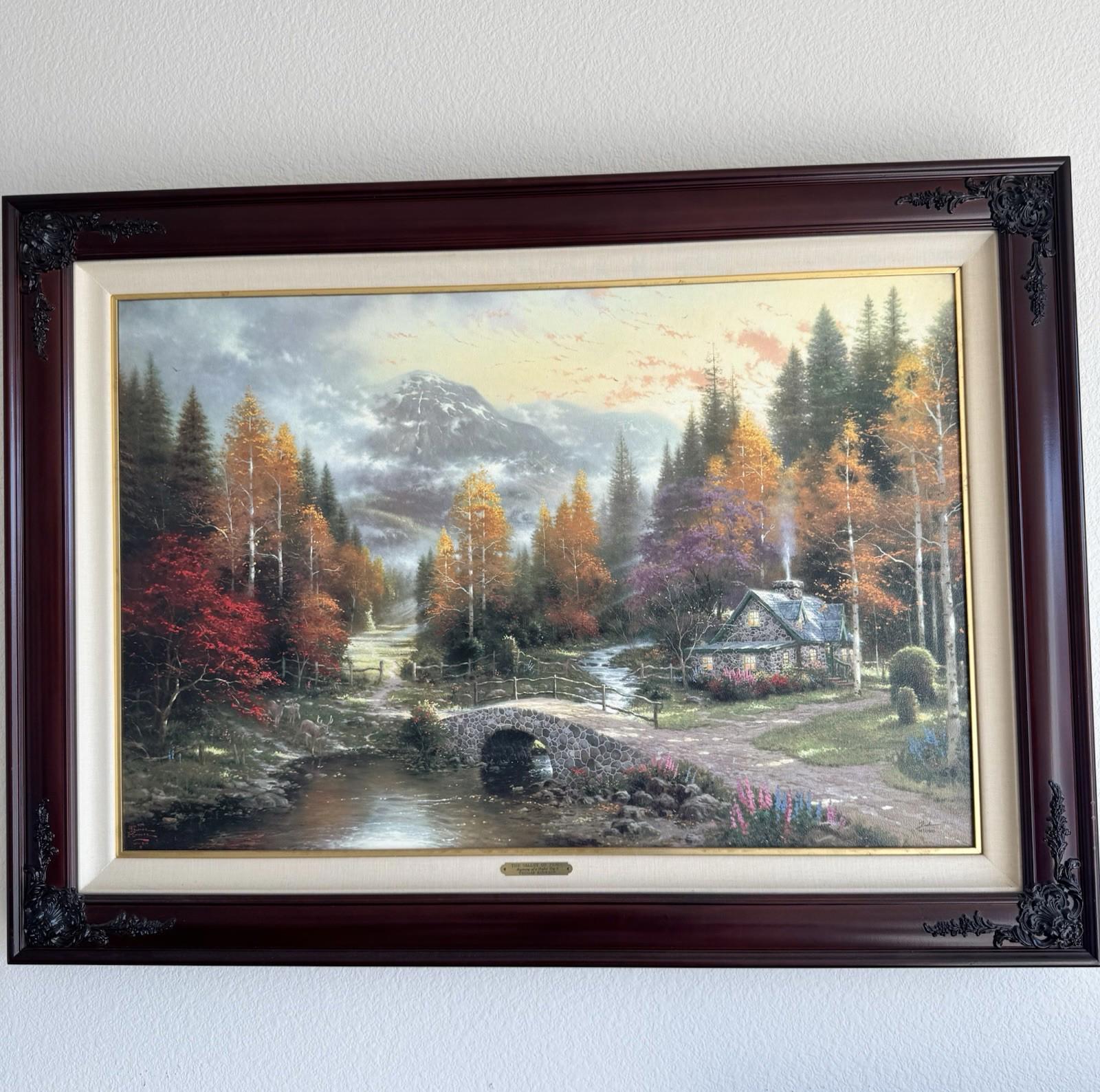 Thomas Kinkade Valley of Peace Beginning of a Perfect Day II