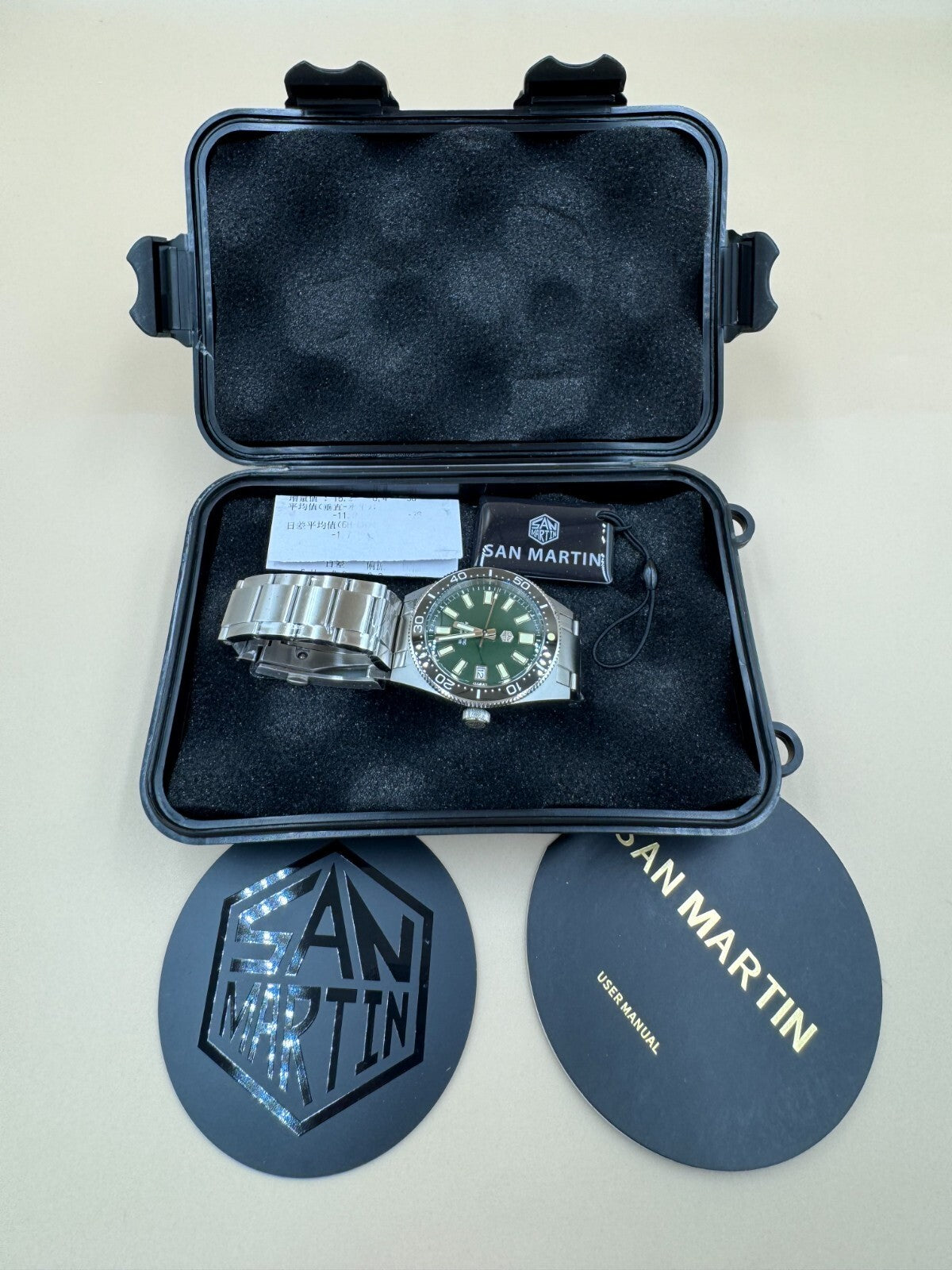 San Martin SN0087 44MM aka MM300 Diver 300M Sapphire Glass Brand New w box paper