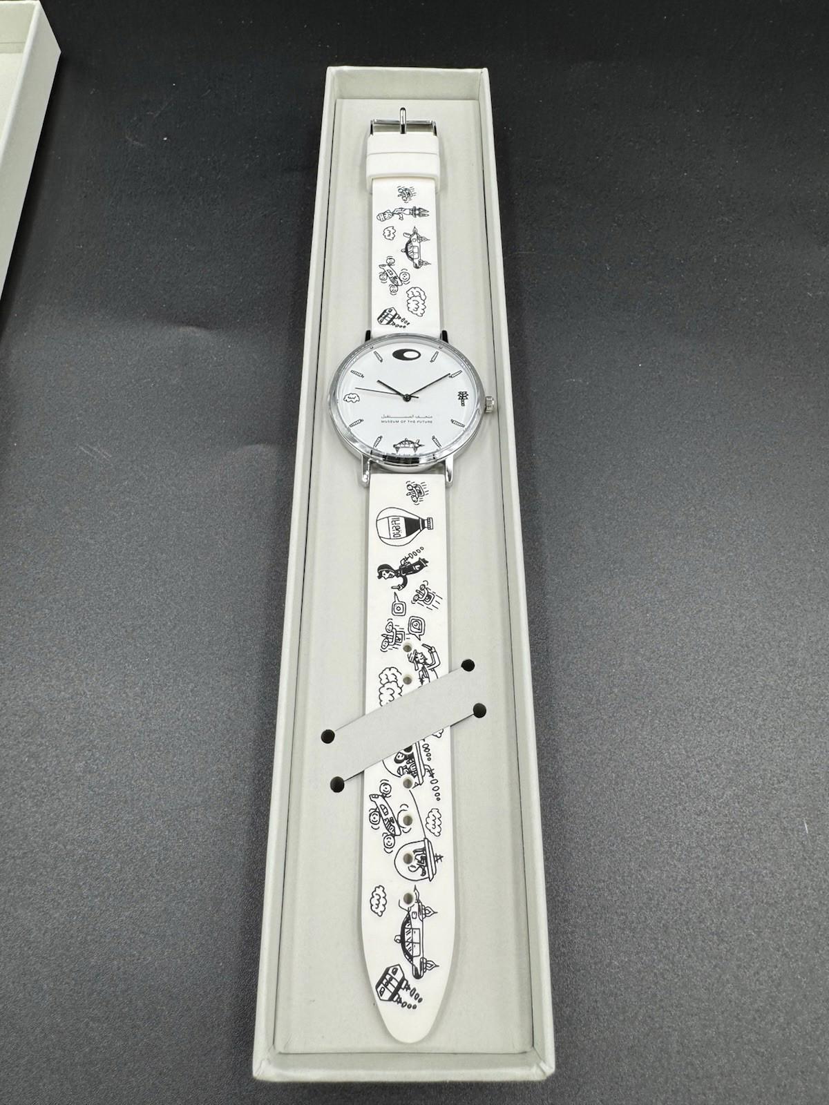 Brand New MOTF x Lutfi Museum of the Future Exclusive Quartz Watch Art Collab NM