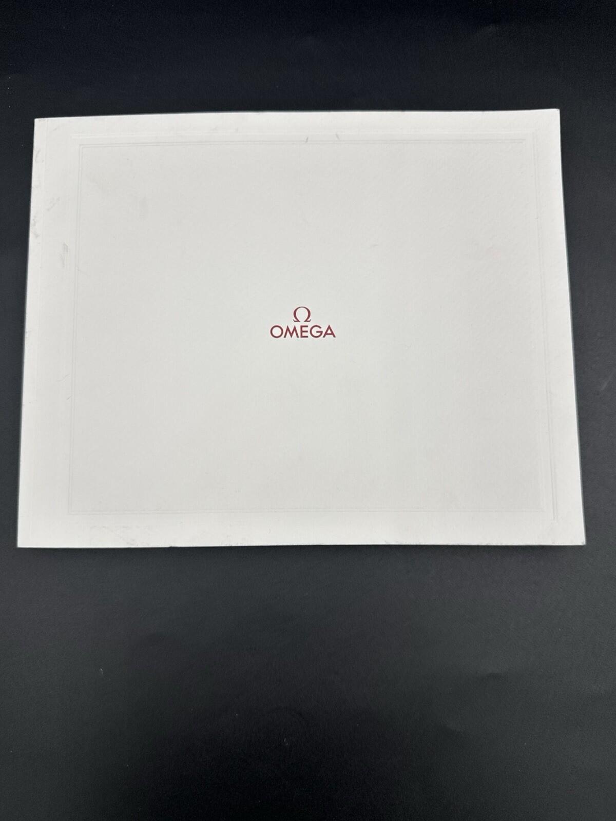 2026 Omega - Essence of Omega - White Catalog Book Signed CEO Preface New Dirty