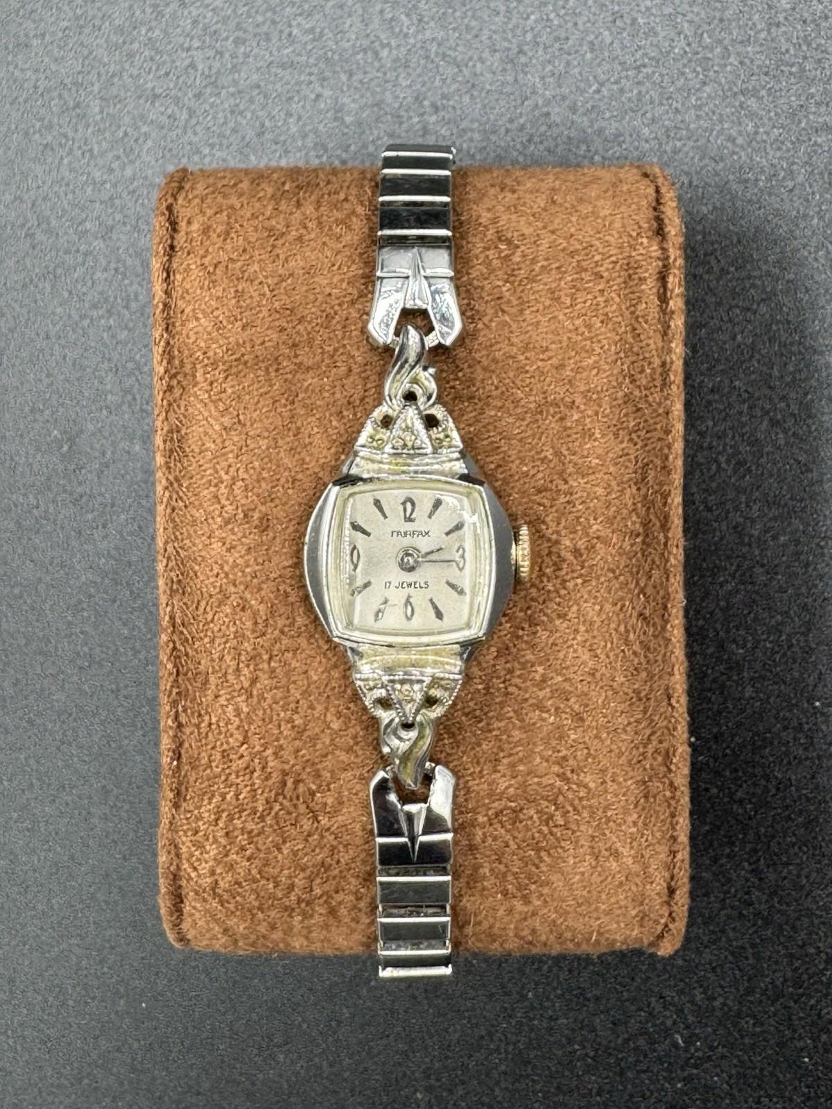 Vintage Fairfax 17J Ladies Watch Speidel Band Swiss Working