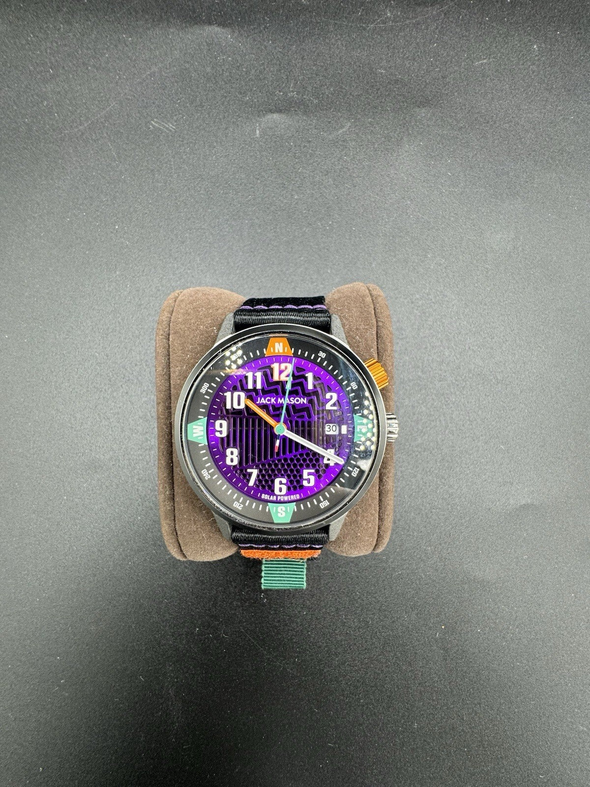 Jack Mason Overland Solar Purple Dial - JM-F111-008 - Excellent Condititon Rare