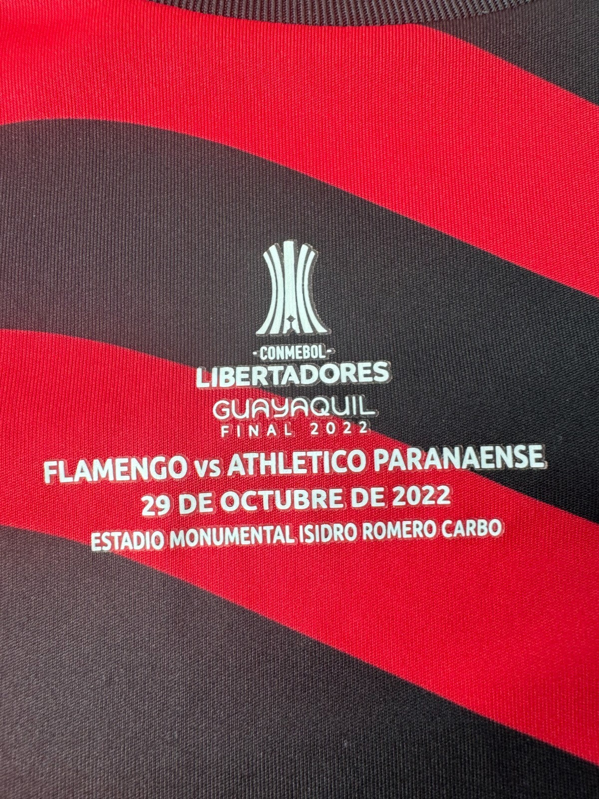 Adidas Flamengo 2022 Libertadores Final Commemorative Jersey (GG) USA Medium Fit
